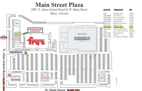 Main Street and Alma School Road - SWC 1