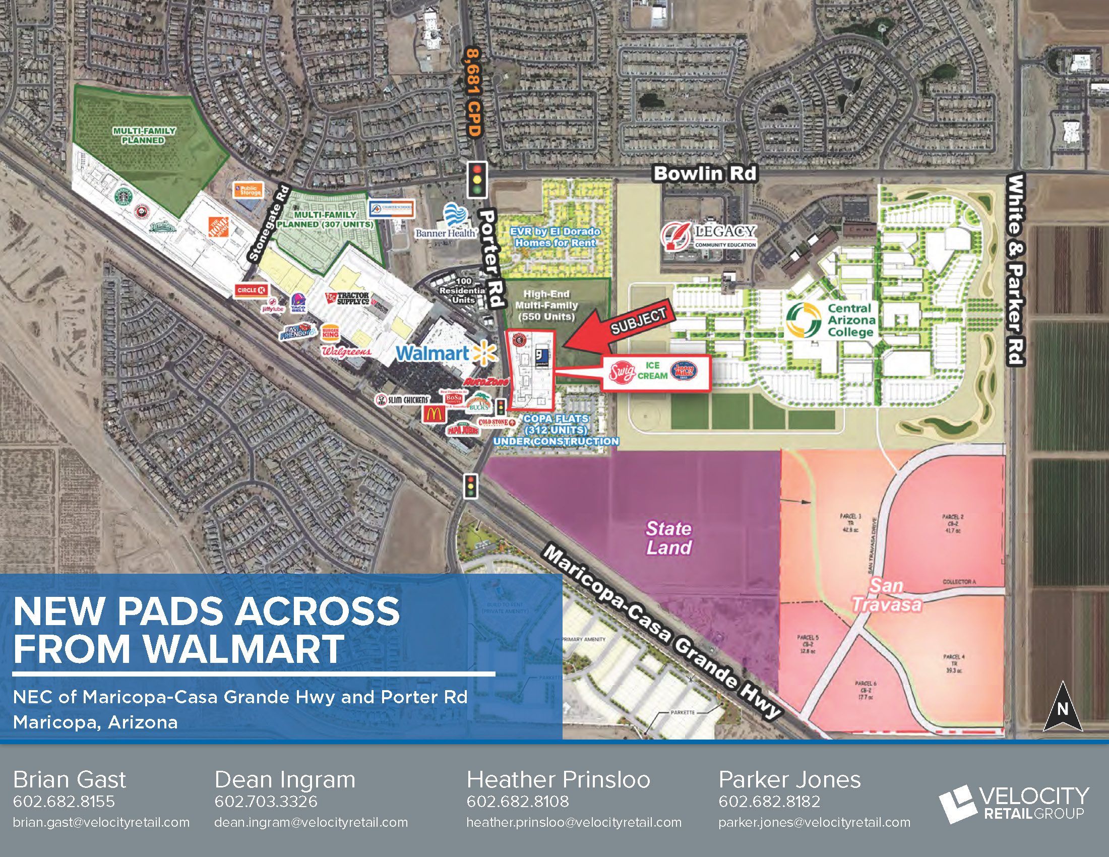 Maricopa-Casa Grande Hwy. and Porter Rd. - NEC 1 Maricopa-Casa Grande Hwy. and Porter Rd. - NEC 1