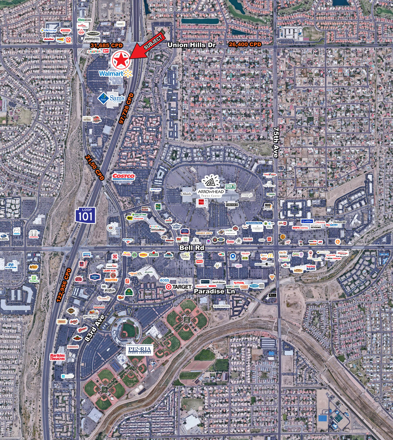 Union Hills Dr and Loop 101 - SWC 3
