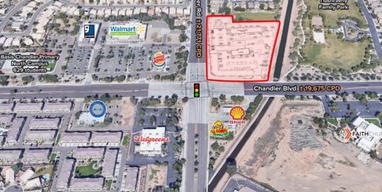 Chandler Blvd and Cooper Rd - NEC