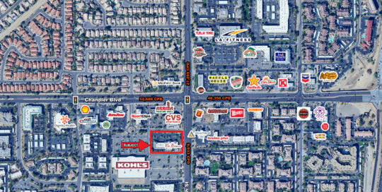 Chandler Blvd and 48th St - SWC