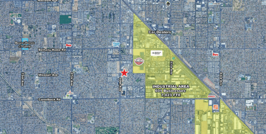 Missouri Ave and 59th Ave Far Aerial