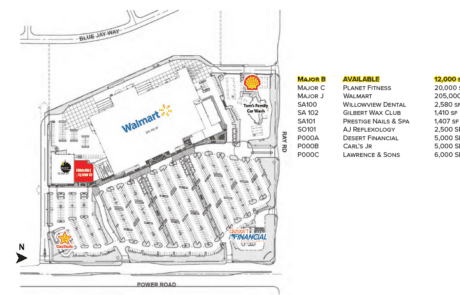 Ray Rd and Power Rd - SWC Siteplan