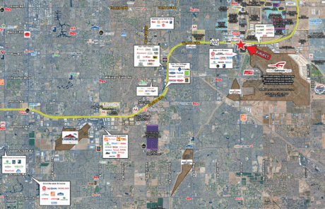Ray Rd and Power Rd - SWC Far Aerial