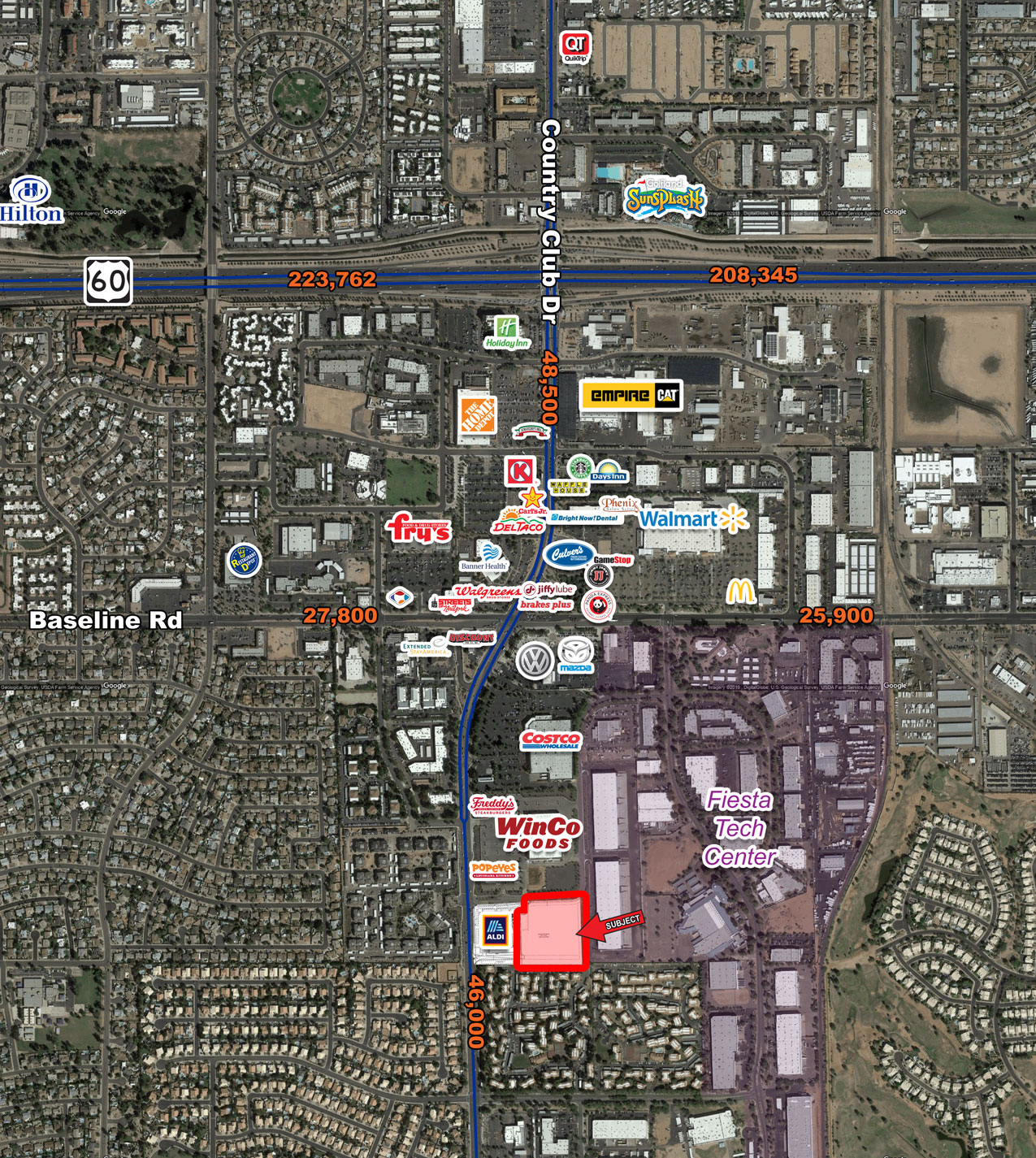 Baseline Road and Country Club Drive