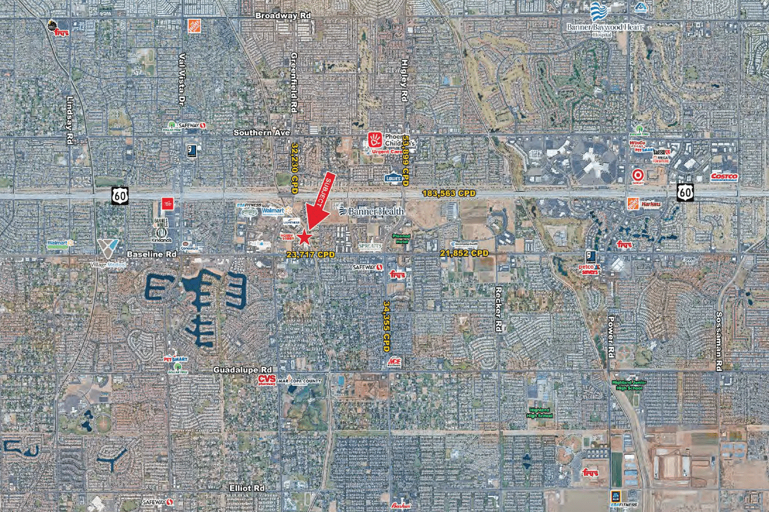 E Baseline Rd and S Greenfield Rd – NEC