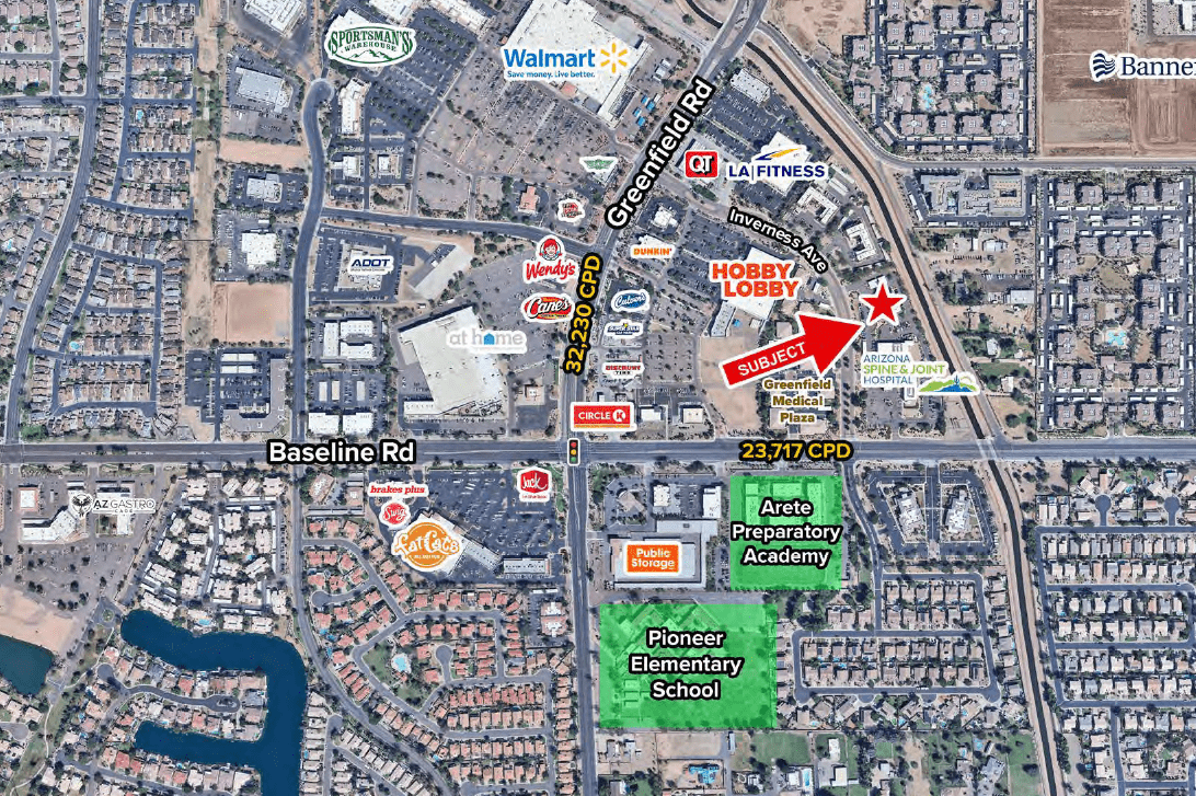 E Baseline Rd and S Greenfield Rd – NEC