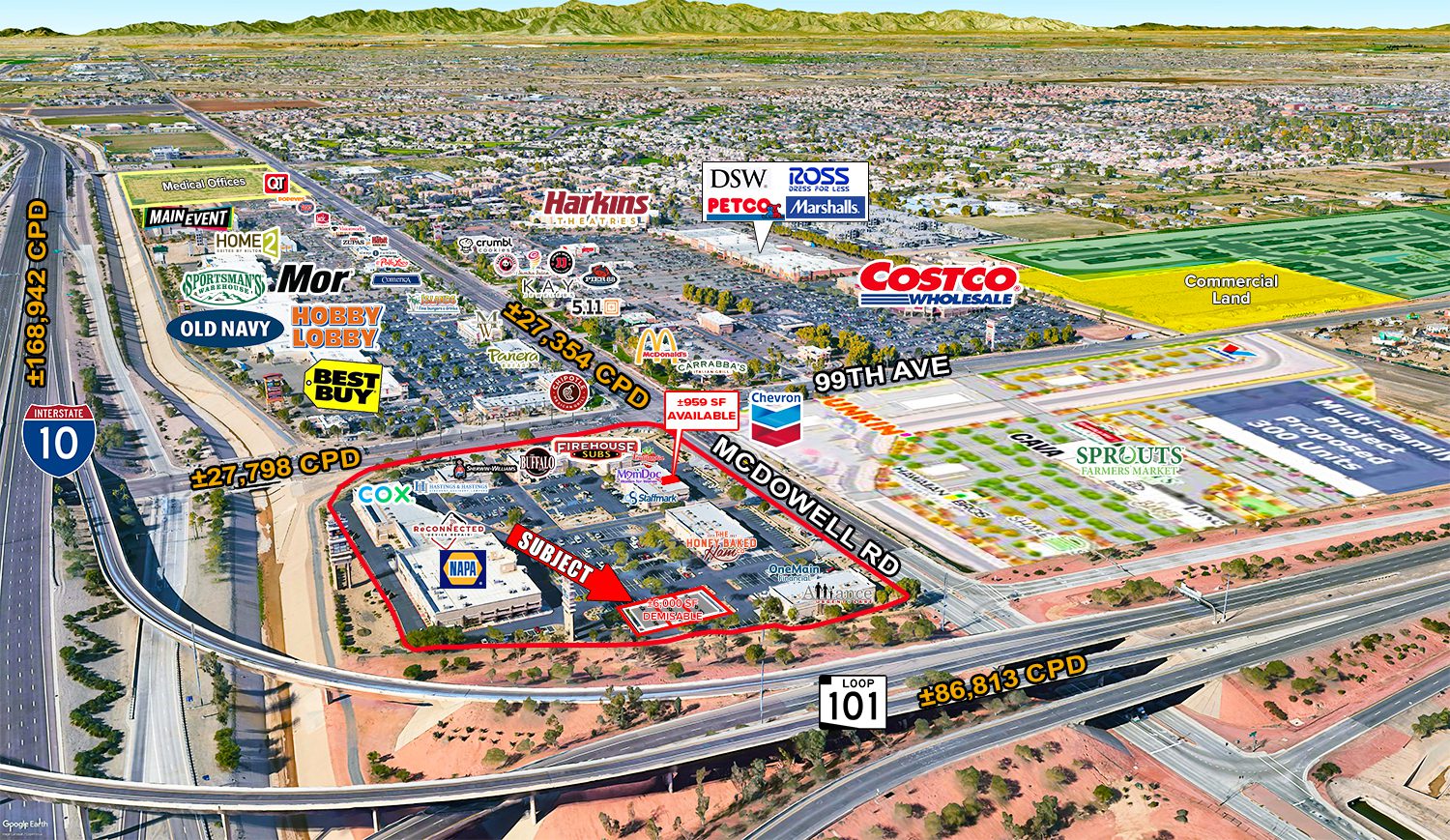 McDowell Rd and 99th Ave – SEC