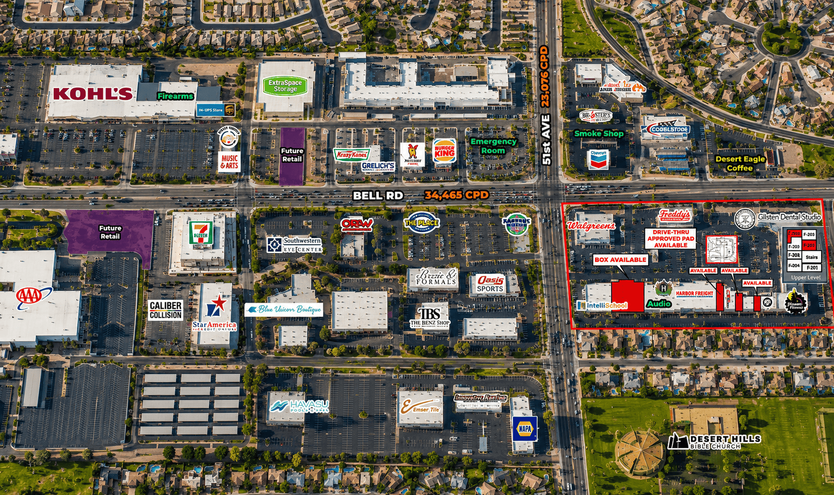 Bell Rd and 51st Ave – SEC