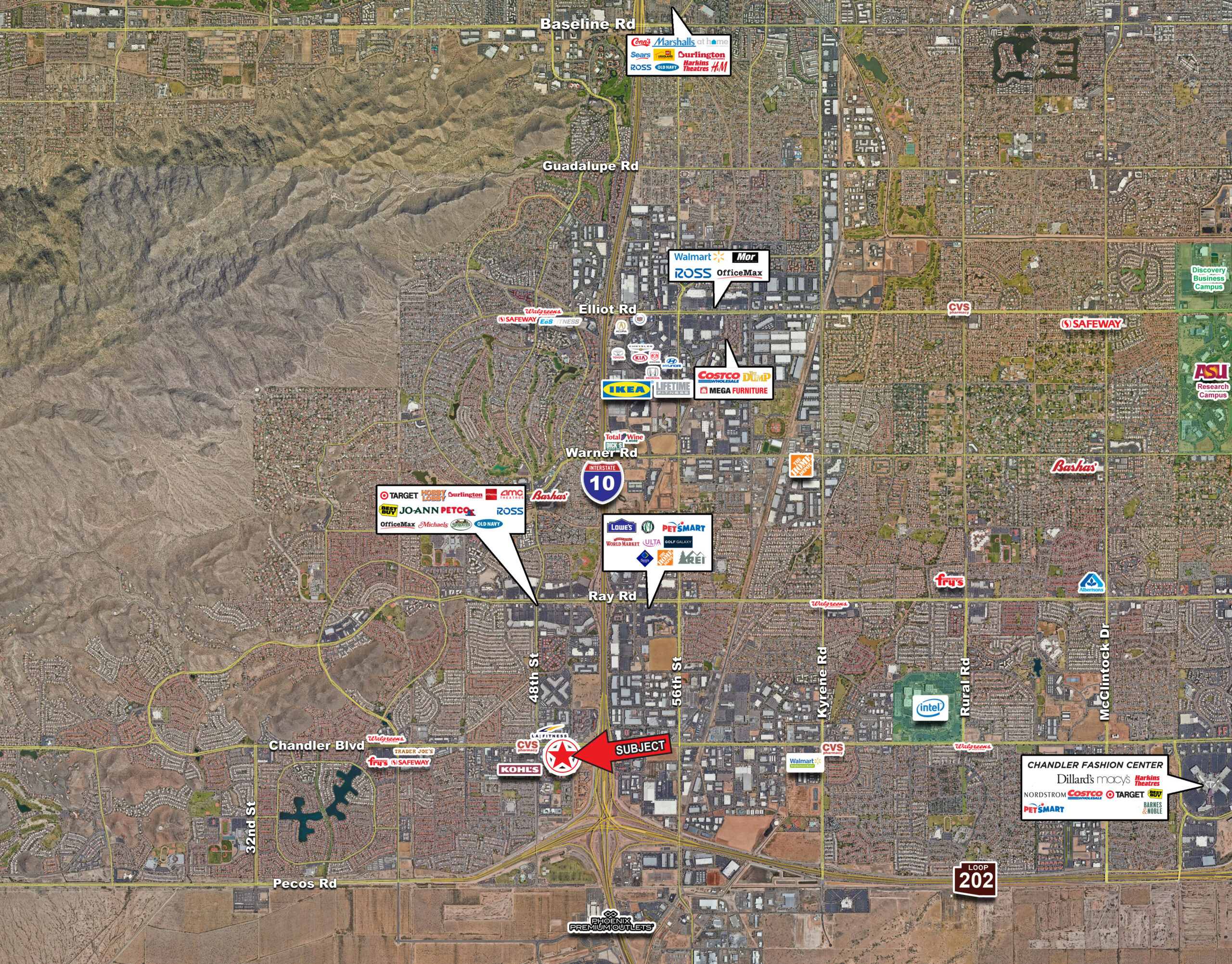 Chandler Blvd and 48th St – SWC