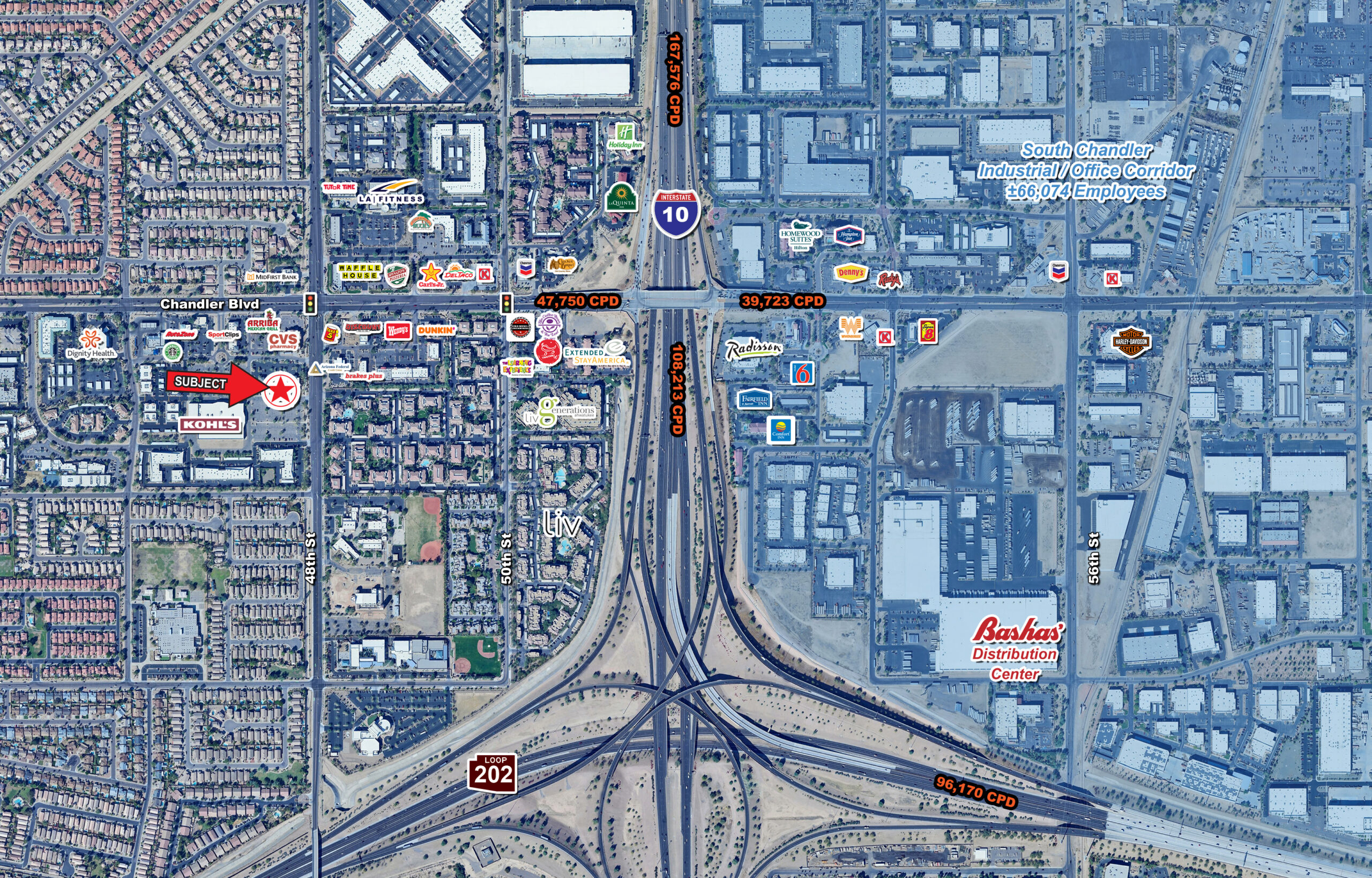 Chandler Blvd and 48th St – SWC