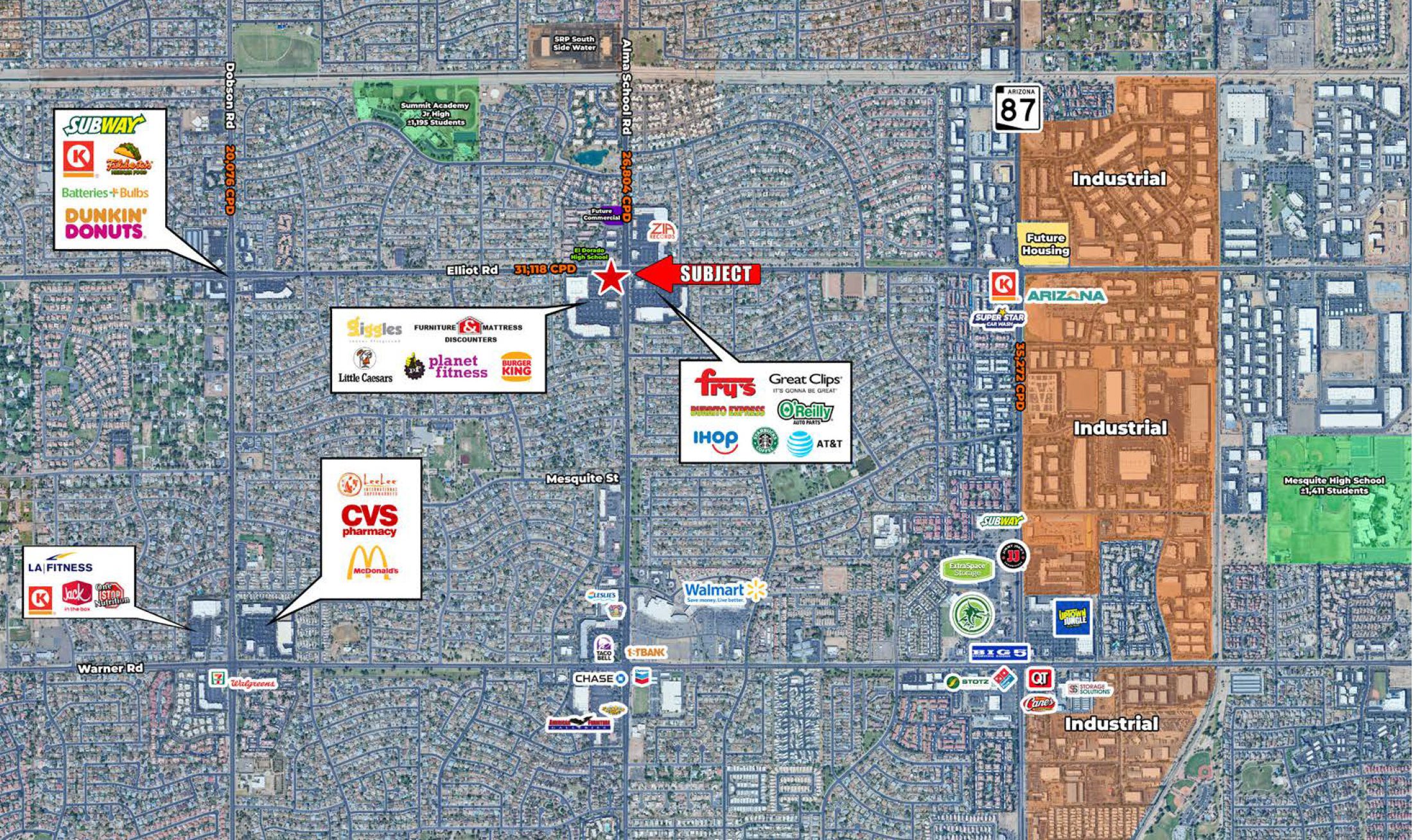 Elliot Road and Alma School Road – SWC