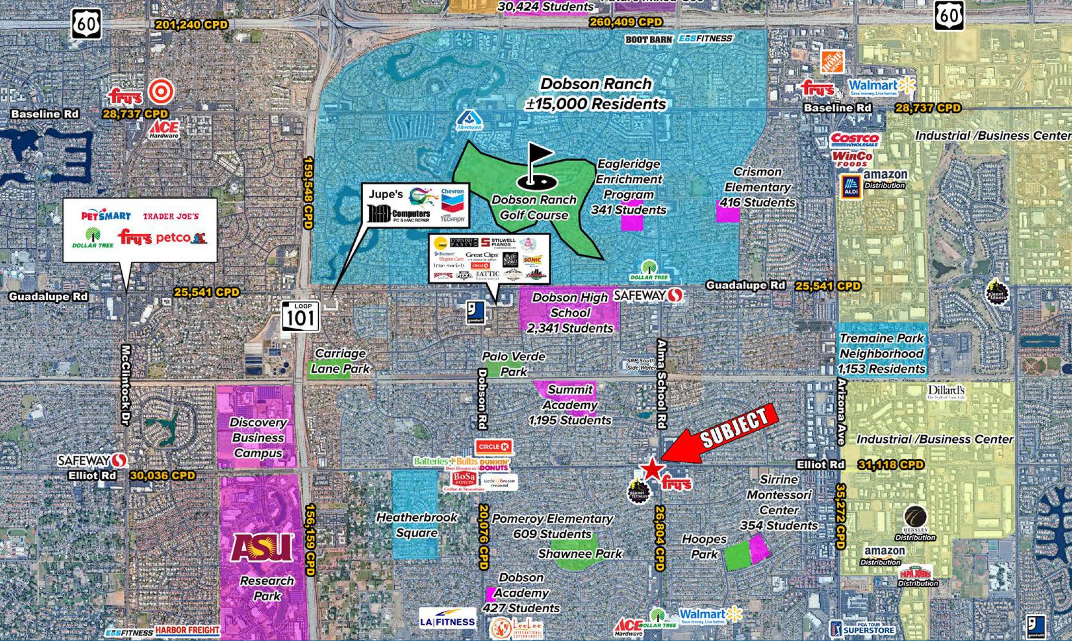 Elliot Road and Alma School Road – SWC