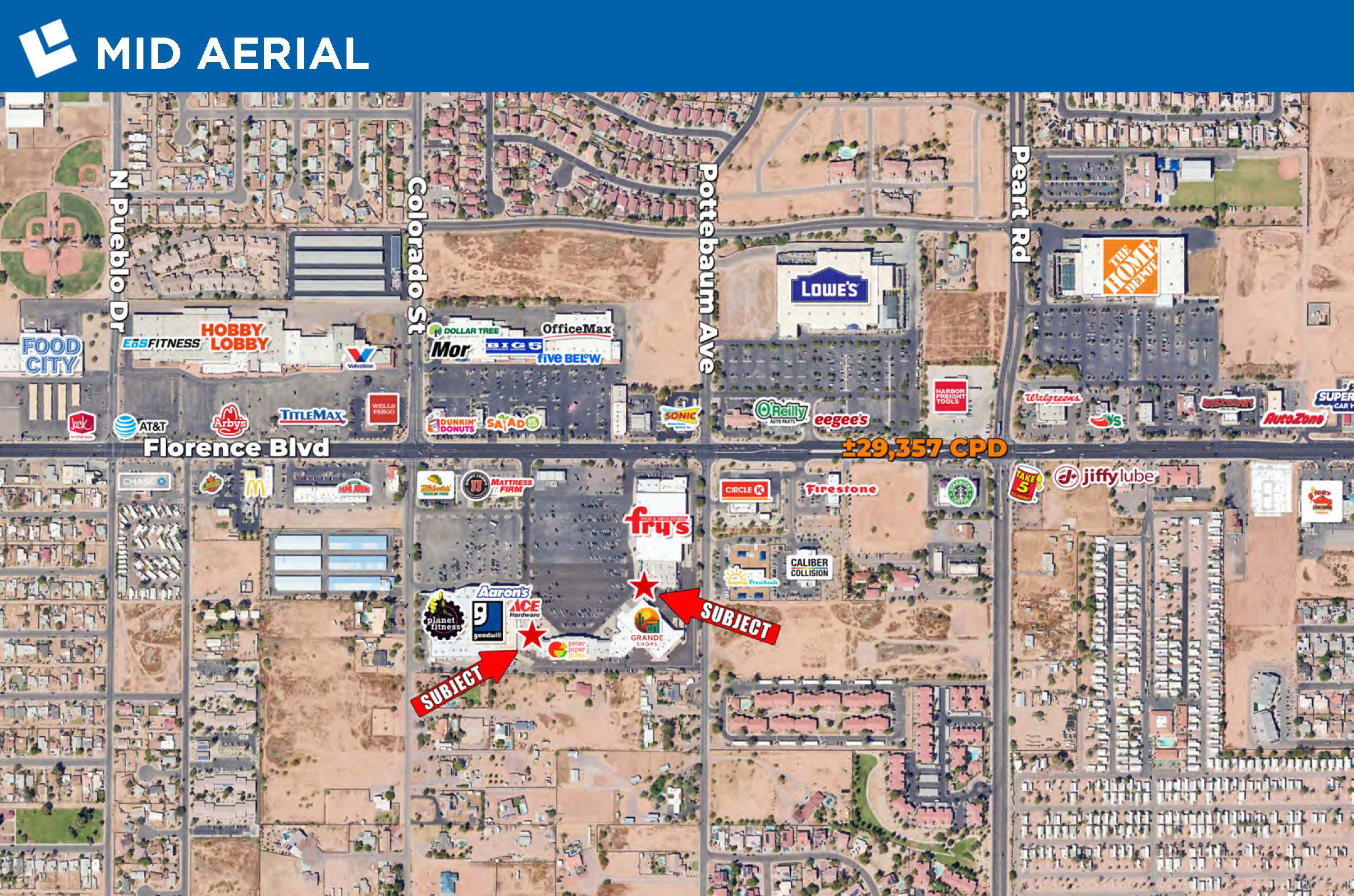 Florence Blvd and Colorado St – SEC