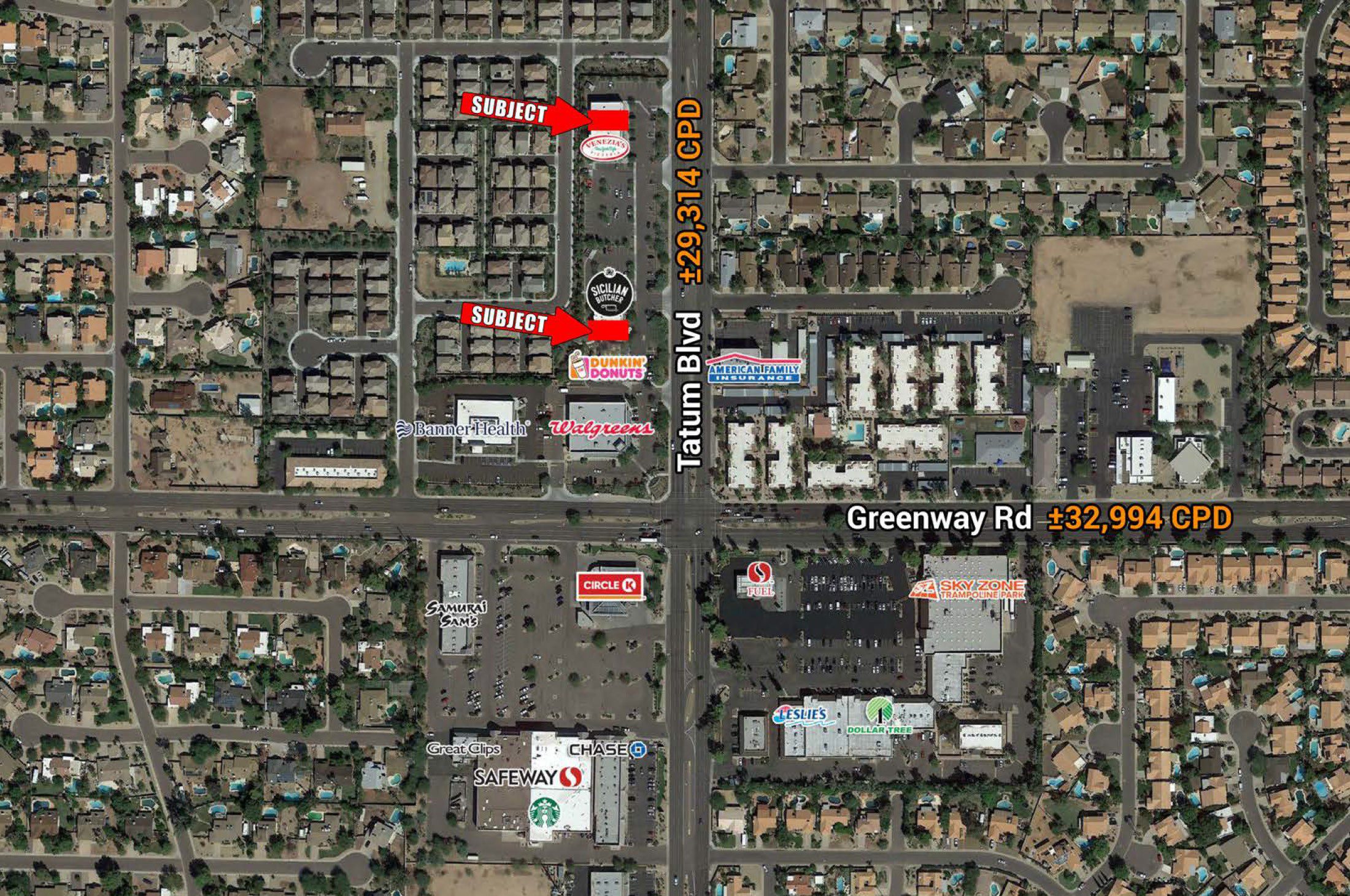 Greenway Rd and Tatum Blvd – NWC