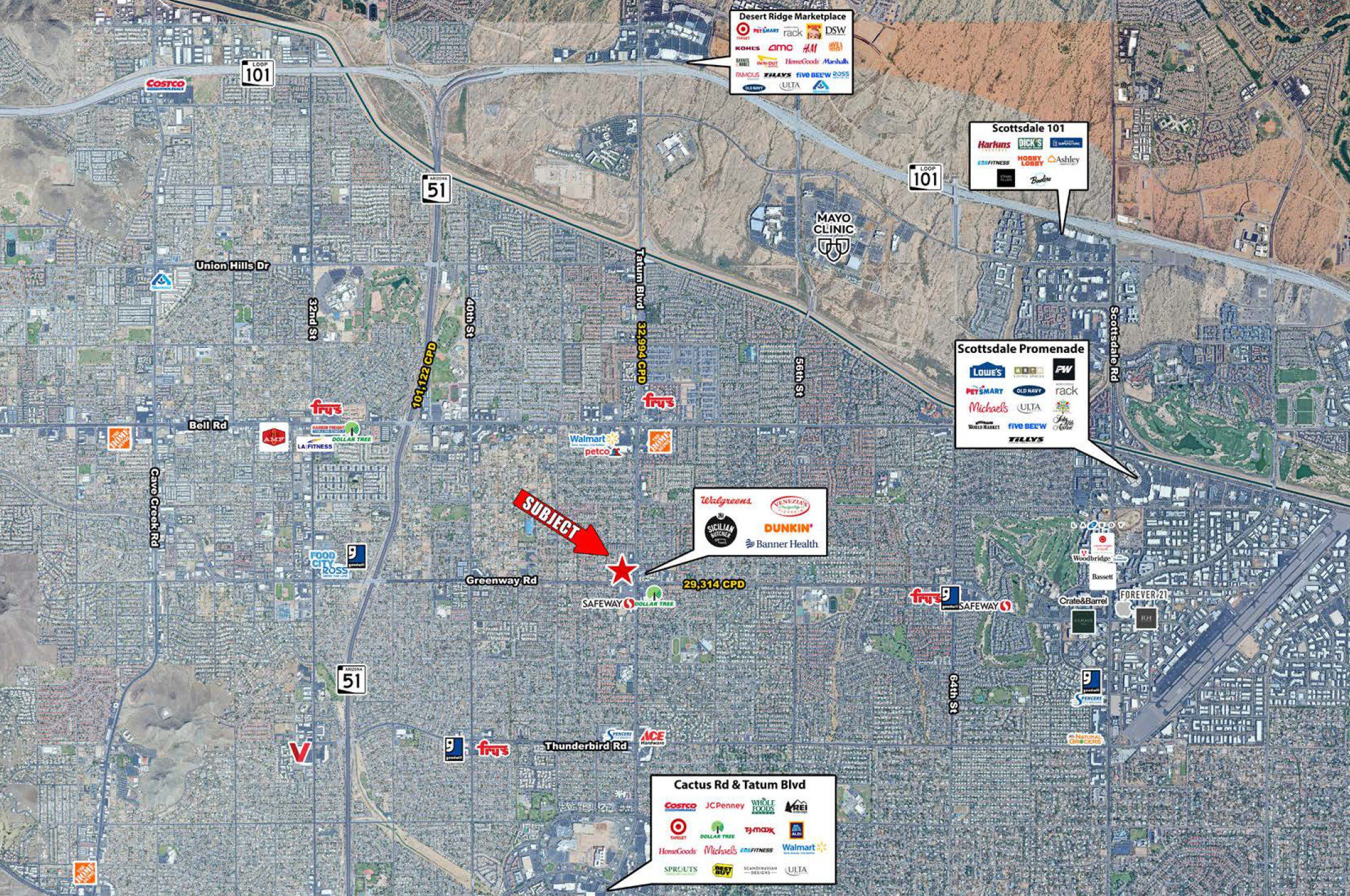 Greenway Rd and Tatum Blvd – NWC