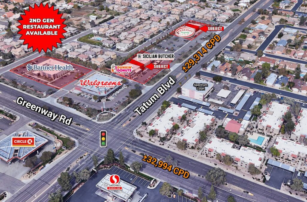 Greenway Rd and Tatum Blvd – NWC