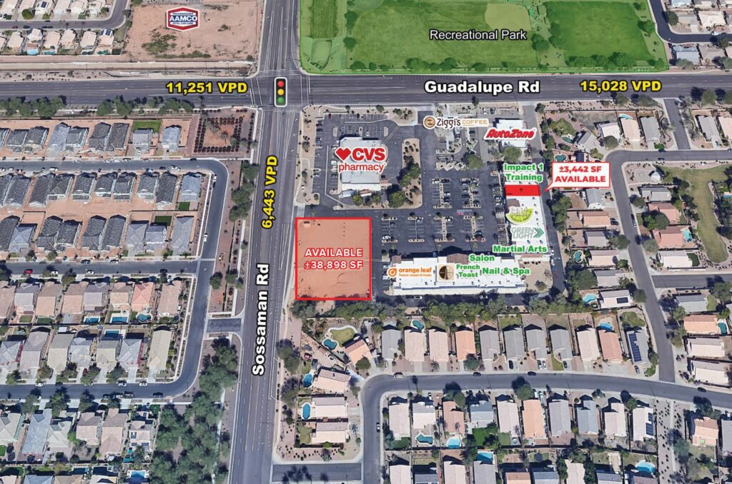 Guadalupe Rd and Sossaman Rd – SEC