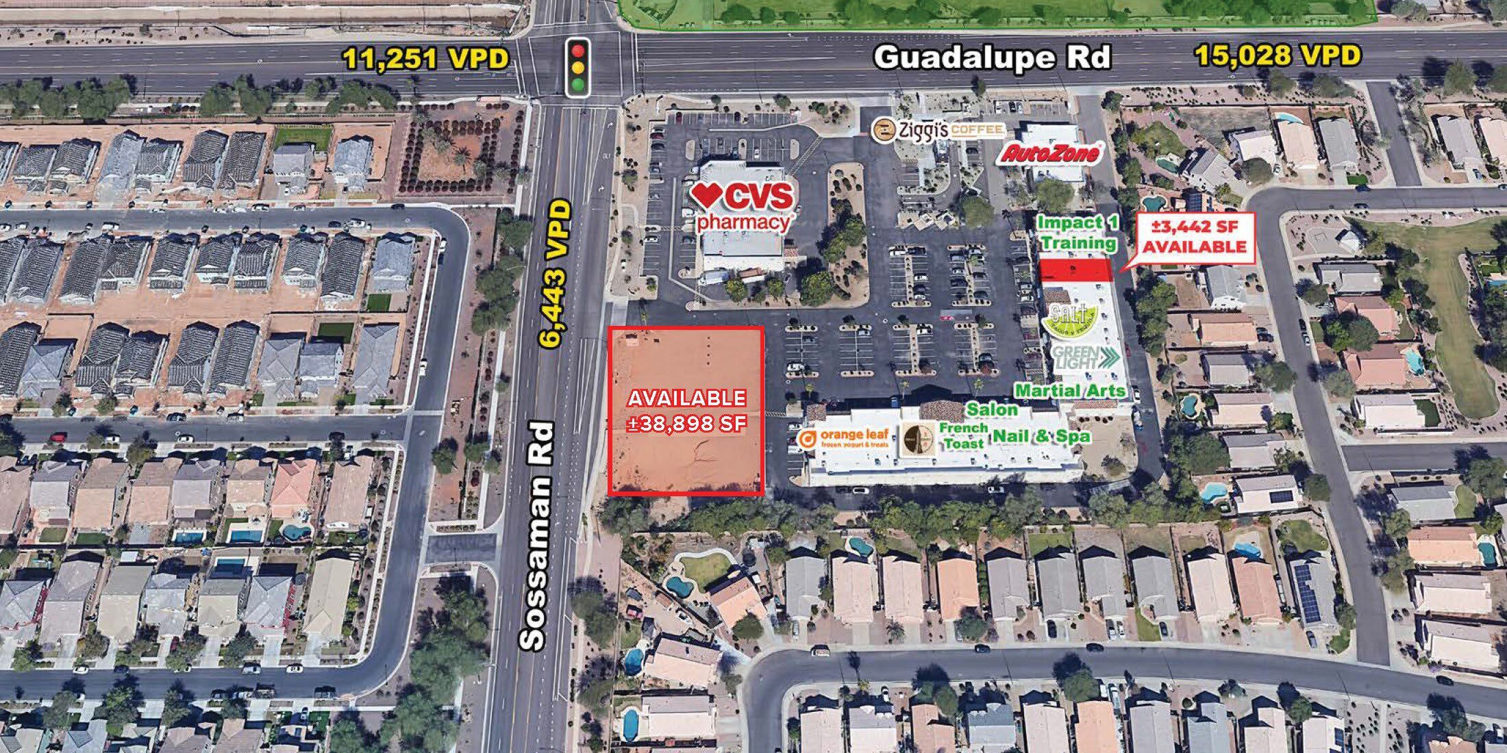 Guadalupe Rd and Sossaman Rd