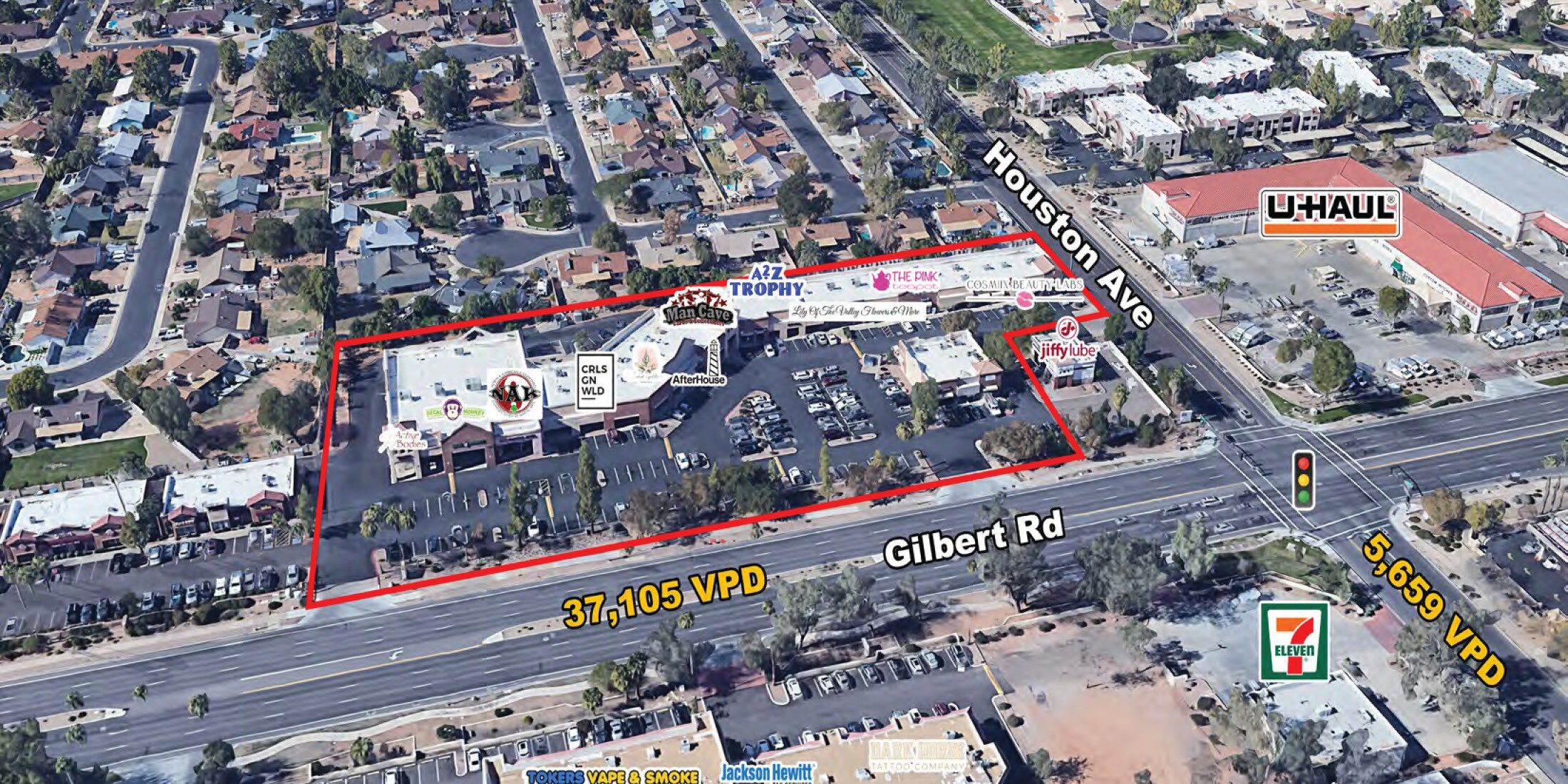 Houston Avenue and Gilbert Road