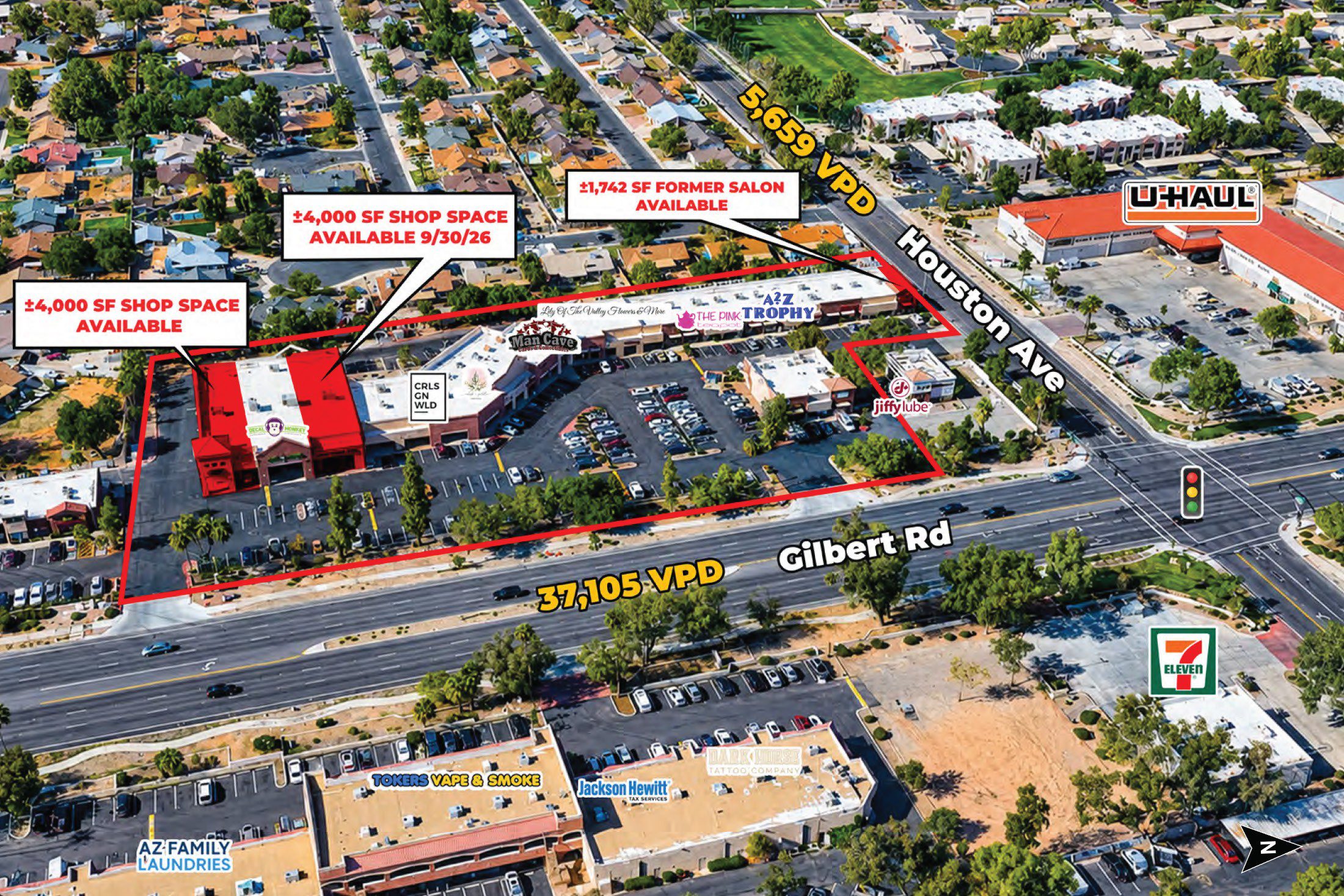 Houston Avenue and Gilbert Road – SWC