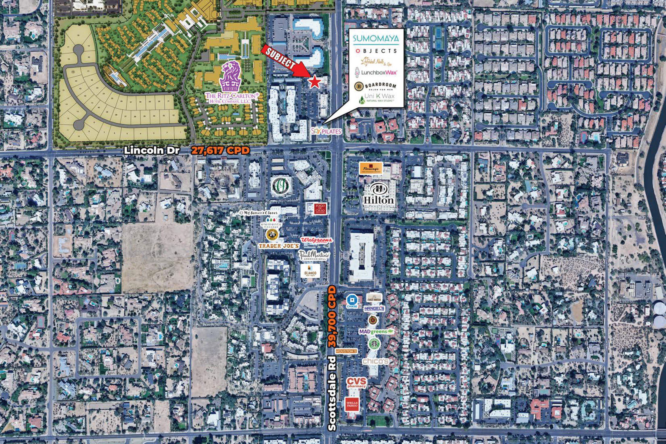 Lincoln Drive and Scottsdale Road – NWC