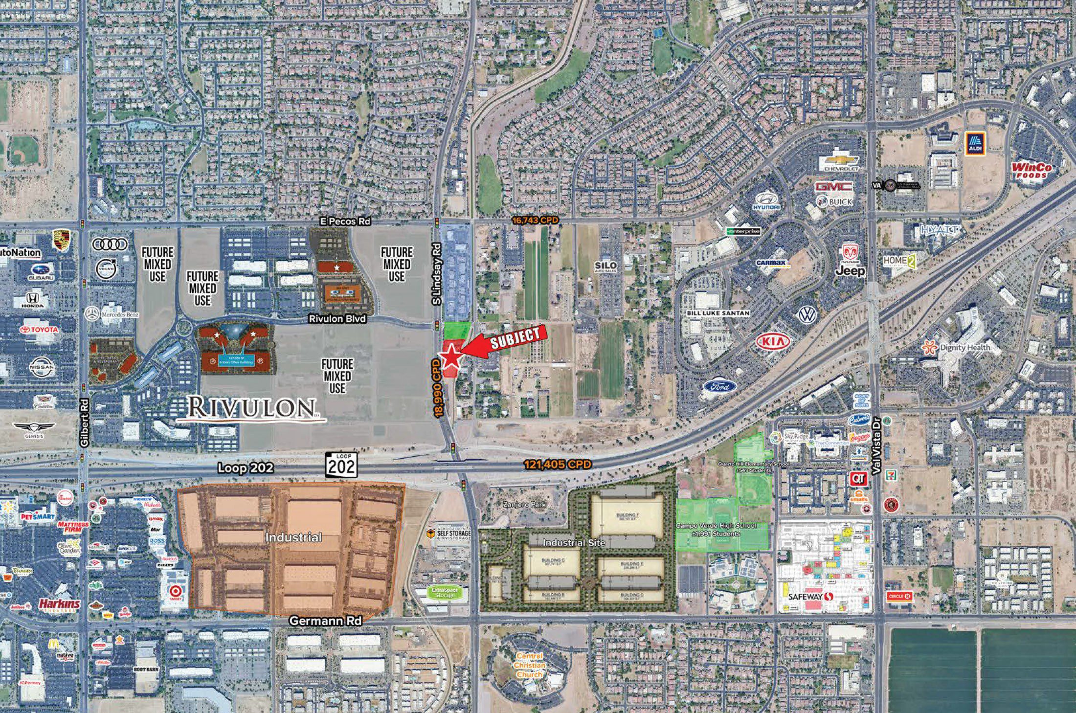 Lindsay Road & Loop 202 – NEC