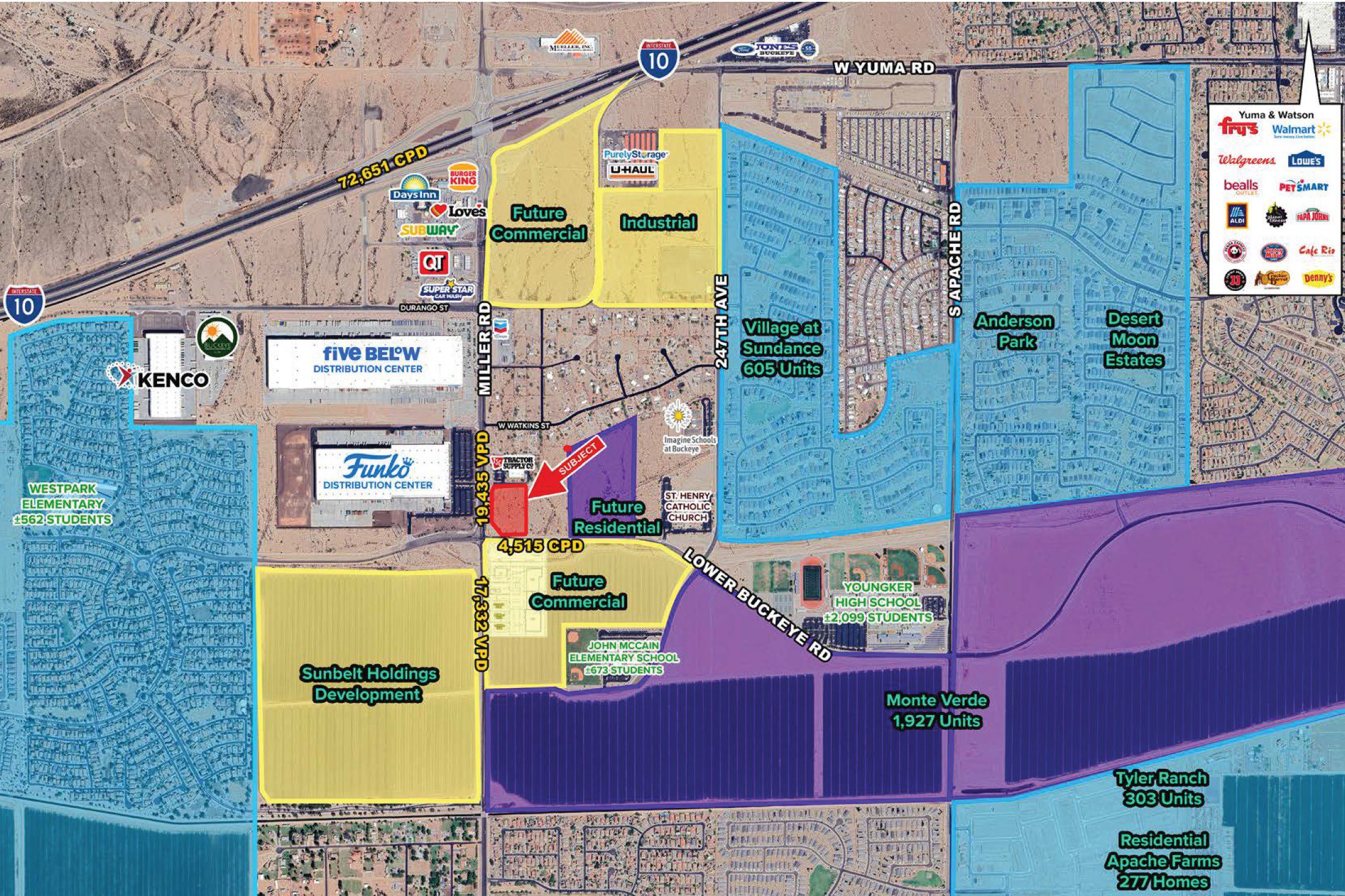 Lower Buckeye Rd and Miller Rd – NEC