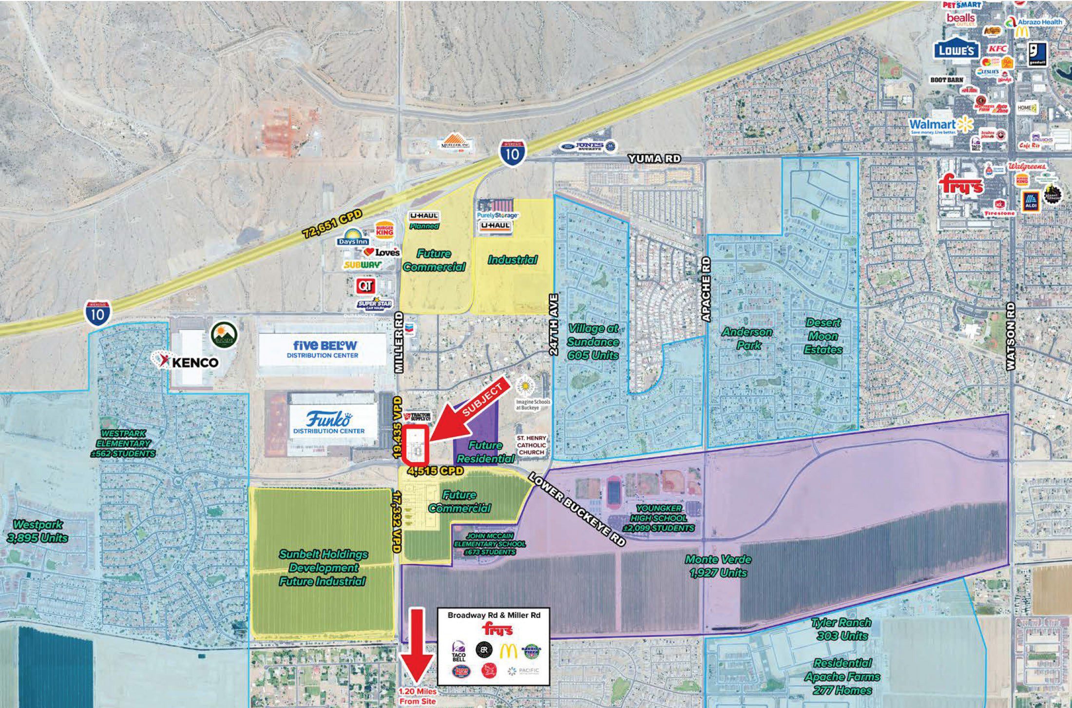 Lower Buckeye Rd and Miller Rd – NEC