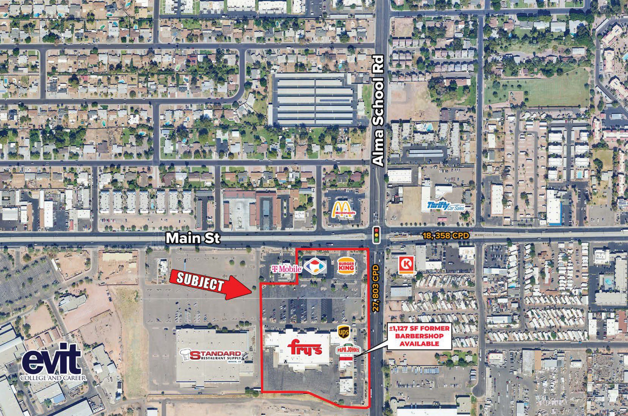 Main Street and Alma School Road – SWC