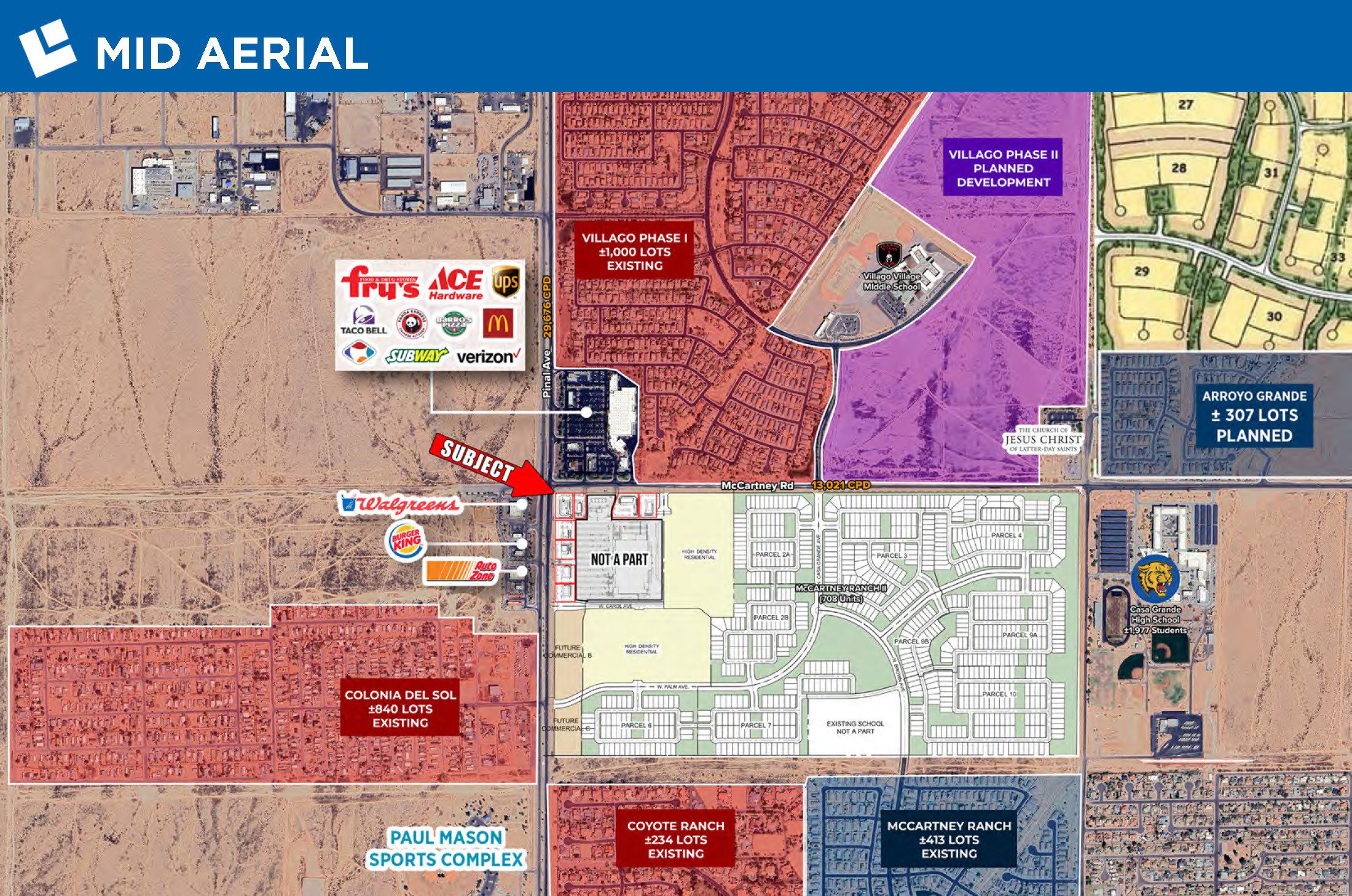 McCartney Rd and Pinal Ave – SEC
