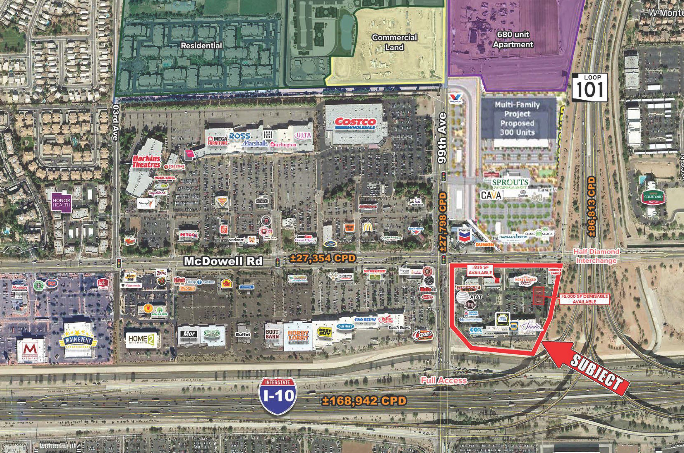 McDowell Rd and 99th Ave – SEC