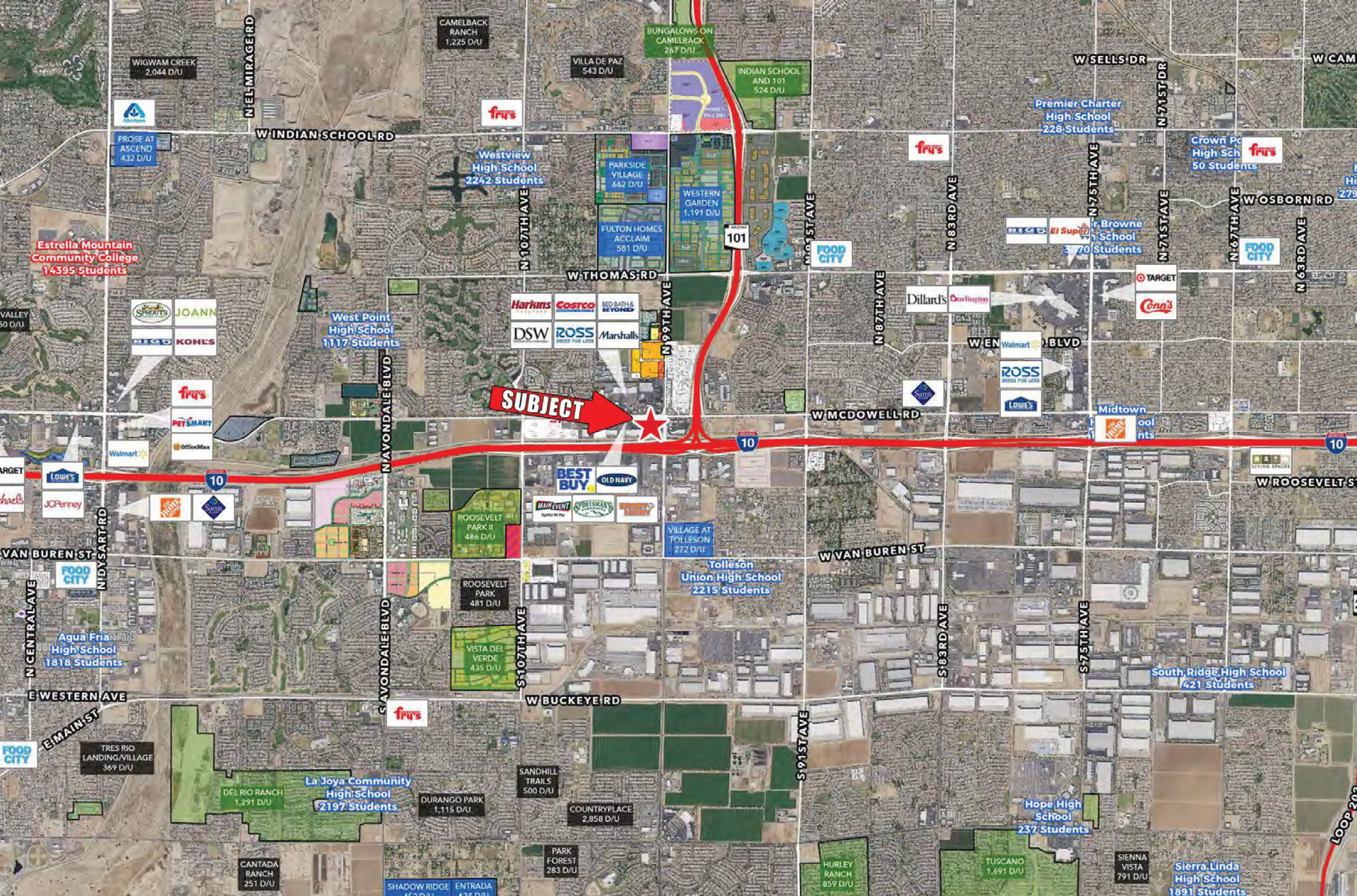 McDowell Rd and 99th Ave – SWC
