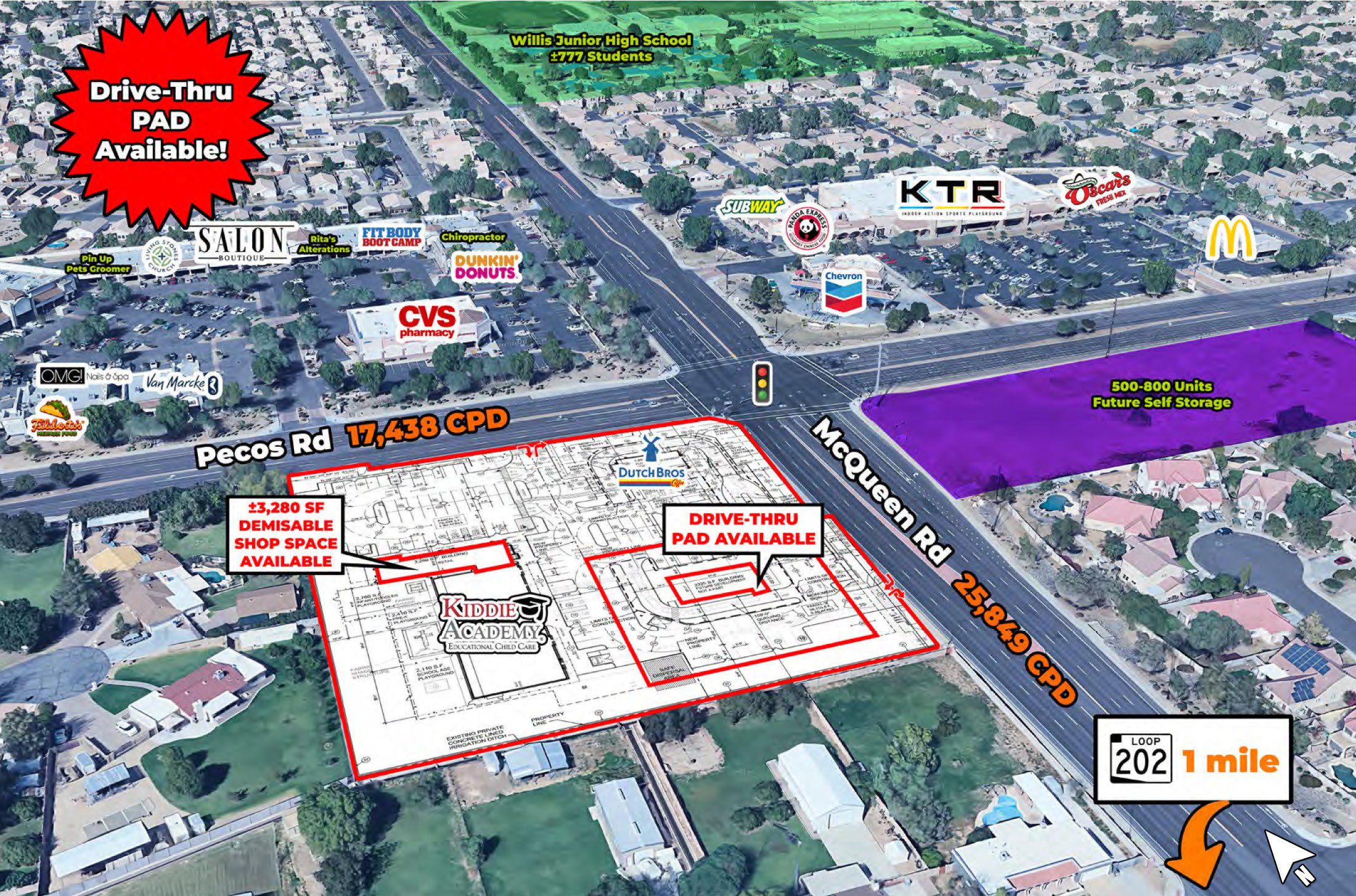 McQueen Rd and Pecos Rd