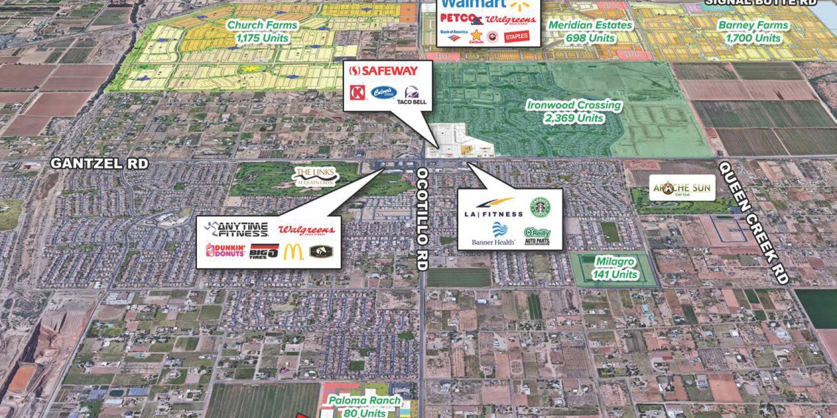 Ocotillo Road & Schnepf Road