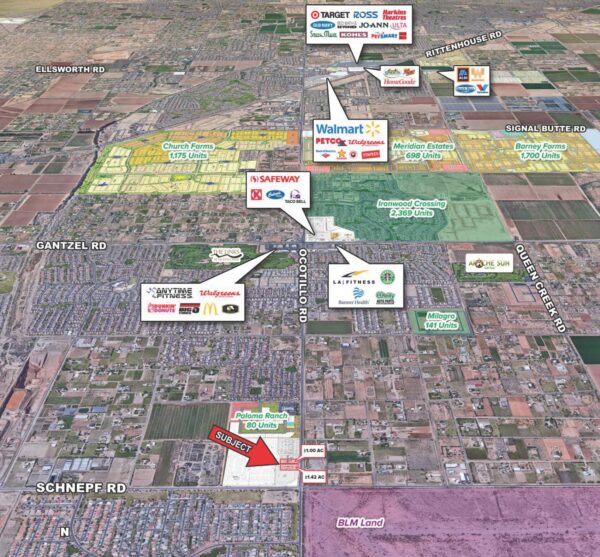 Ocotillo Road & Schnepf Road
