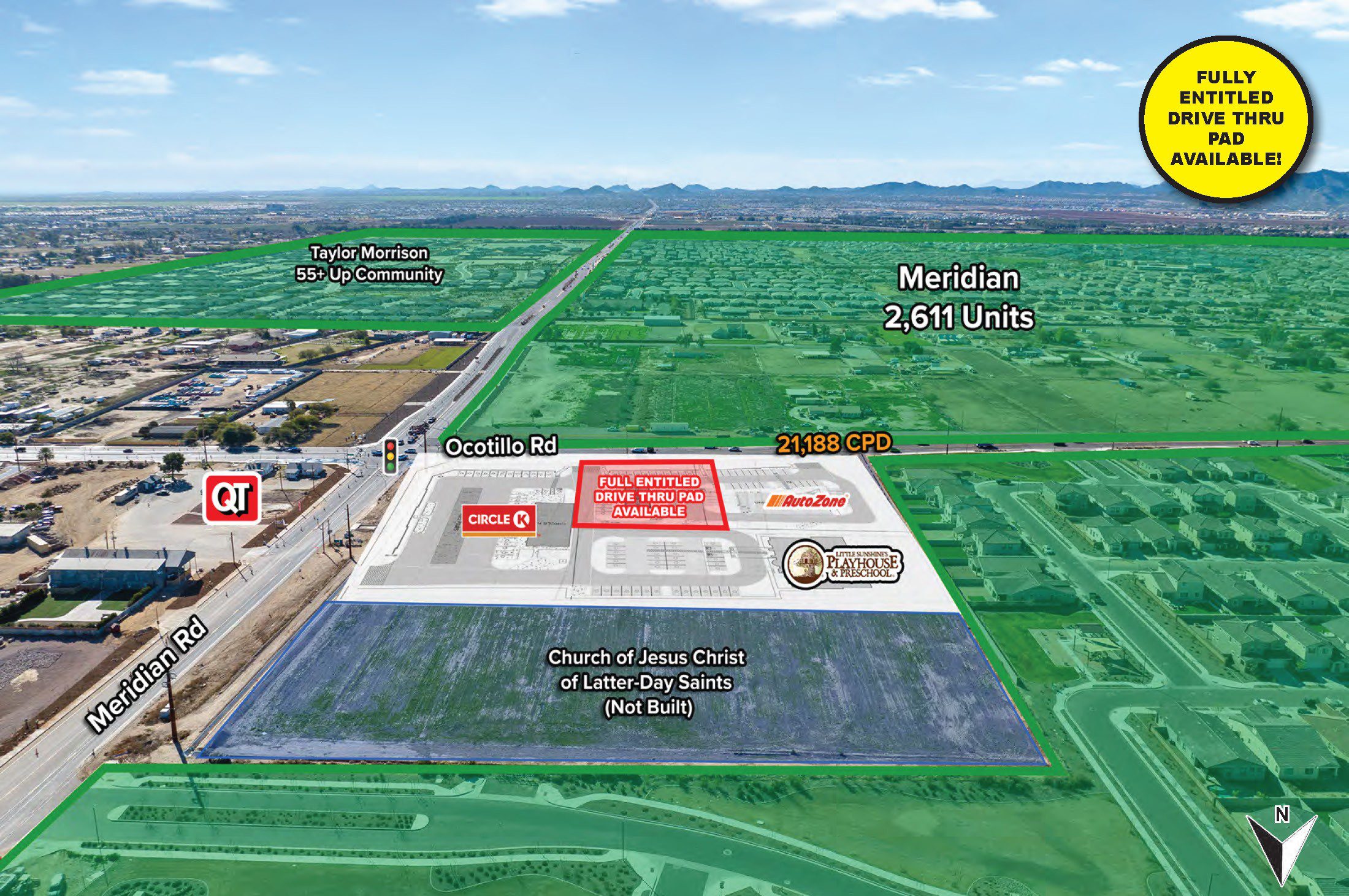 Ocotillo Road & Meridian Rd – NWC
