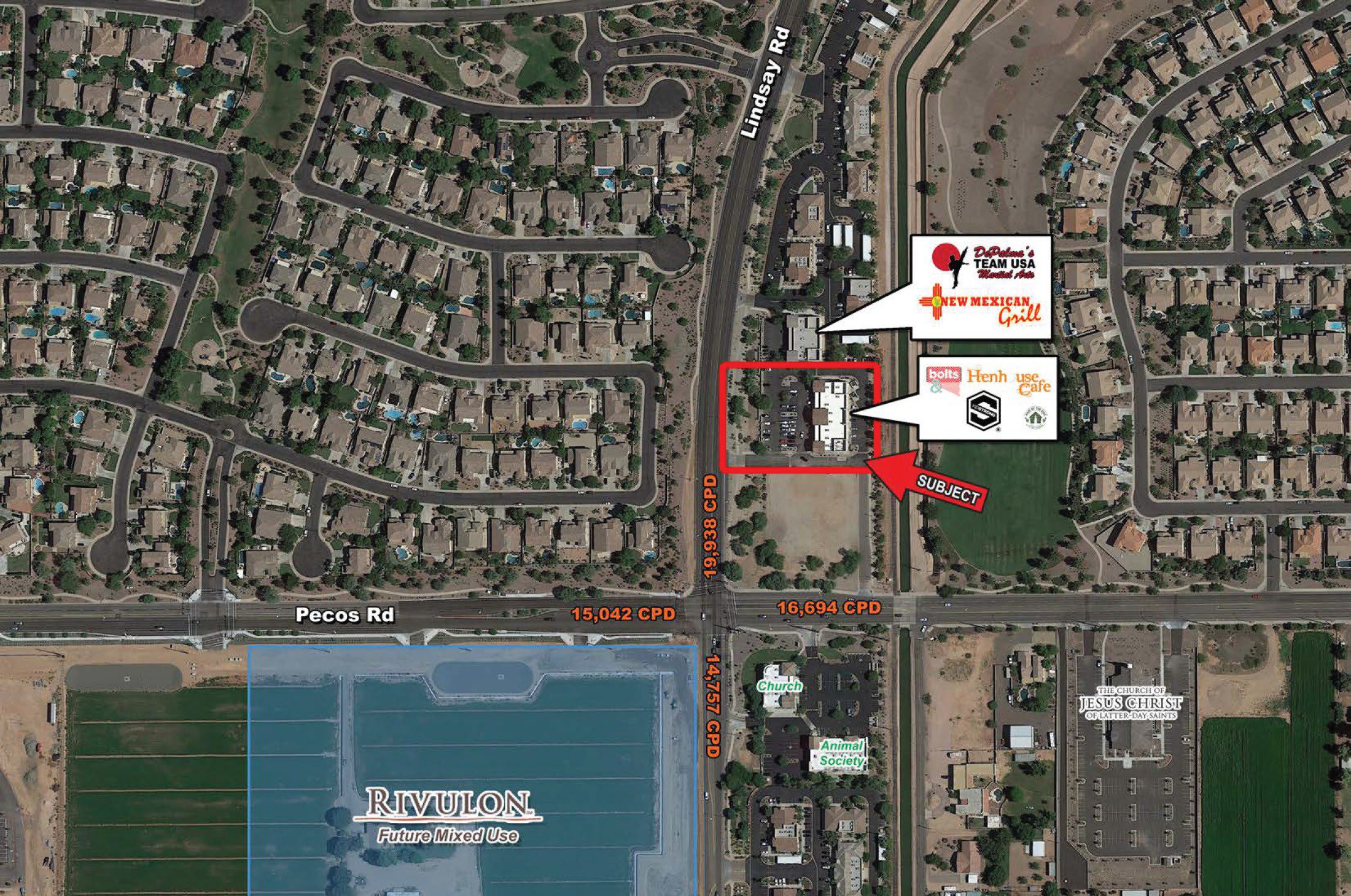 Pecos Road and Lindsay Road – NEC