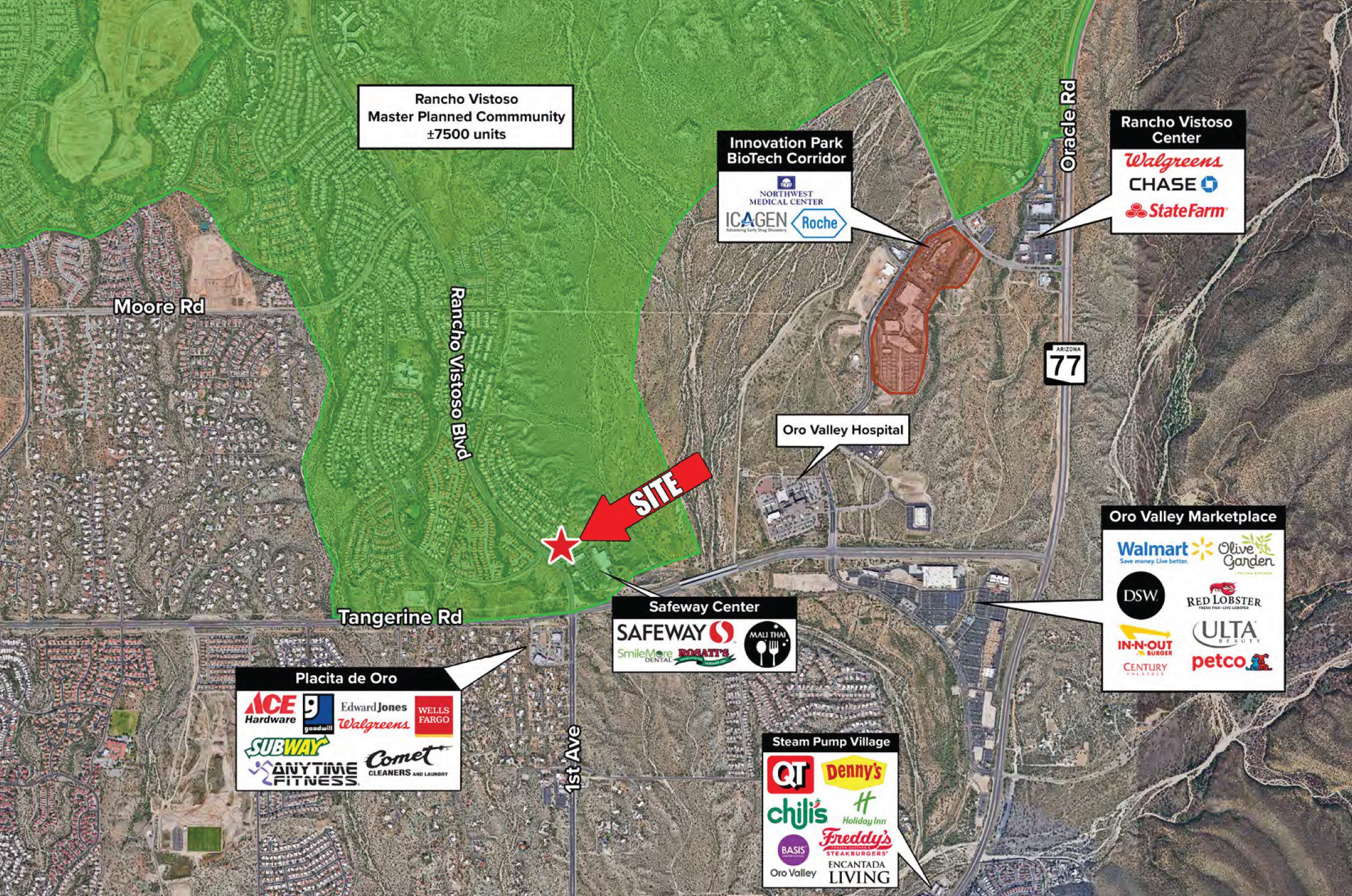 Tangerine Rd and Rancho Vistoso Blvd – NWC