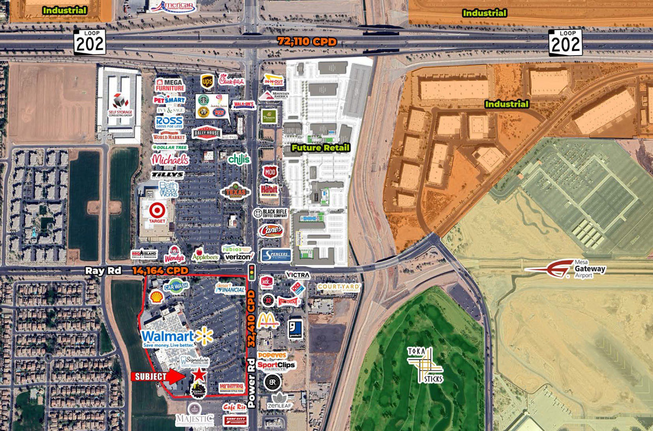 Ray Rd and Power Rd – SWC