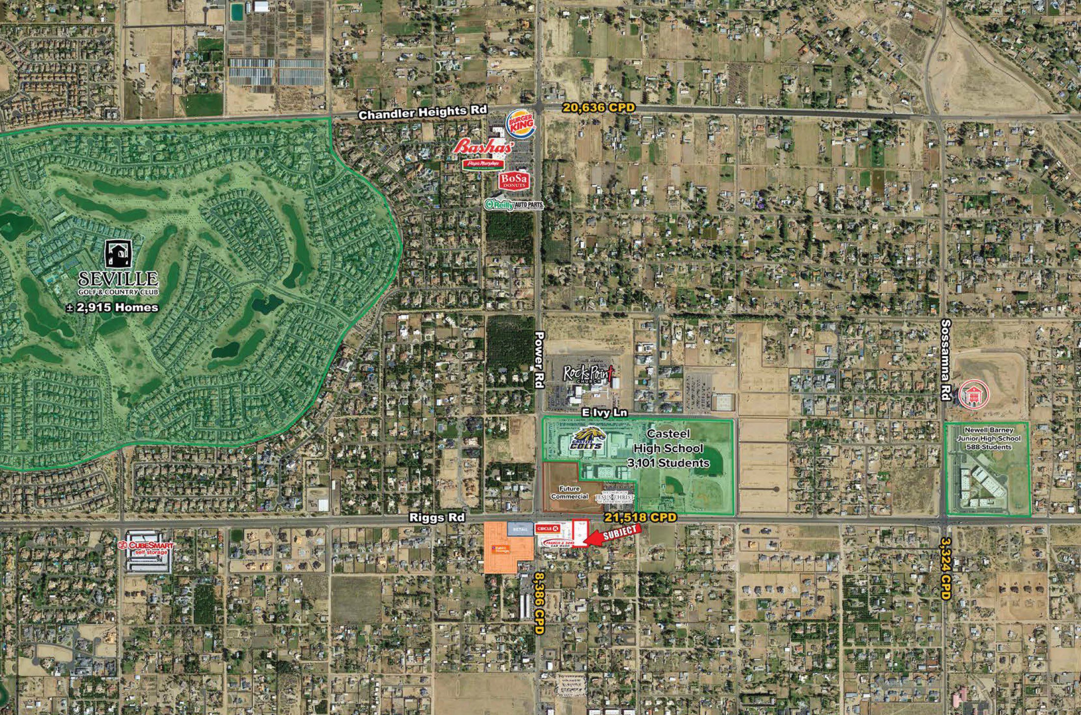 Riggs Rd and Power Rd – SEC