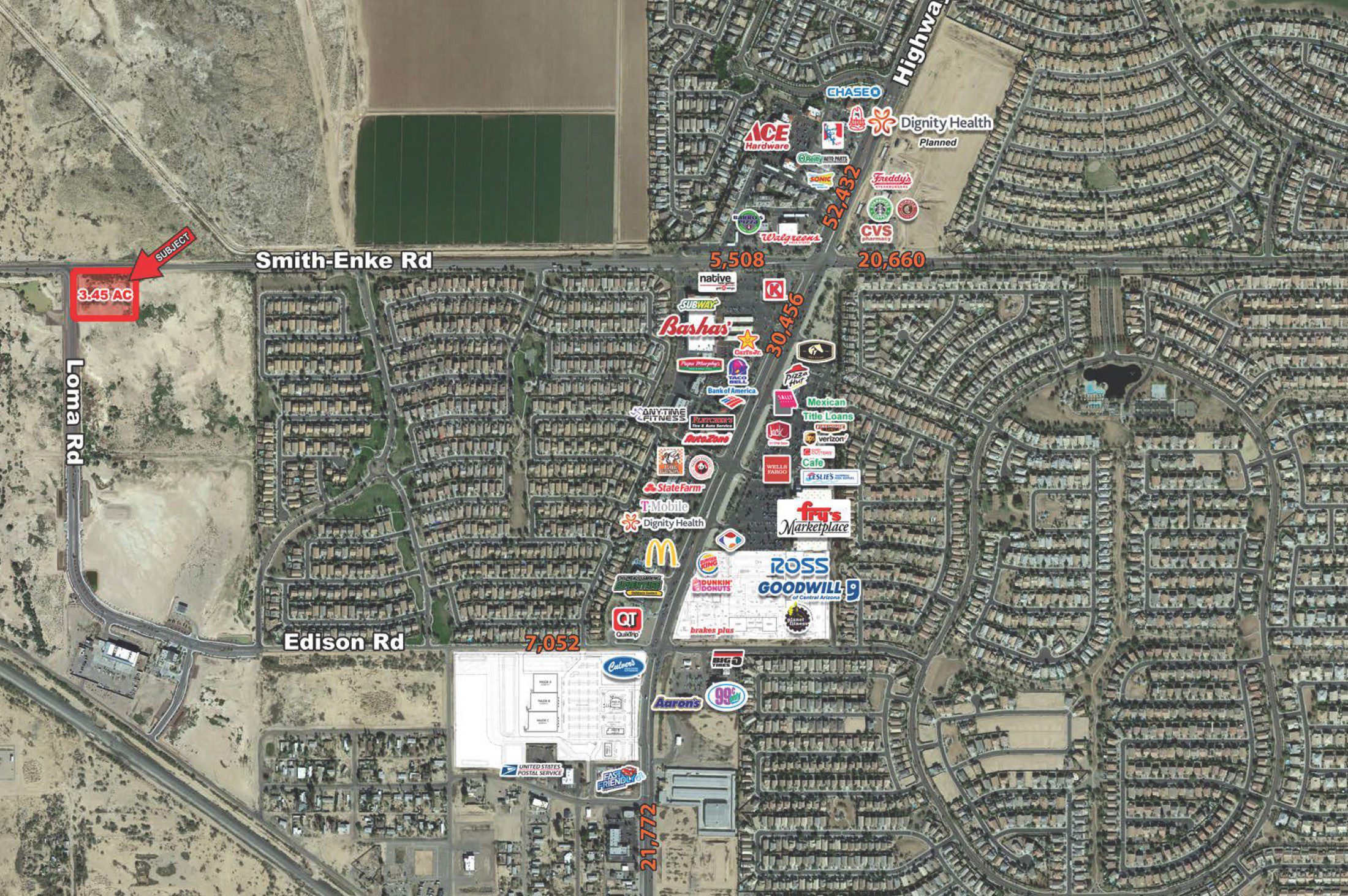 Smith-Enke Road and Loma Road