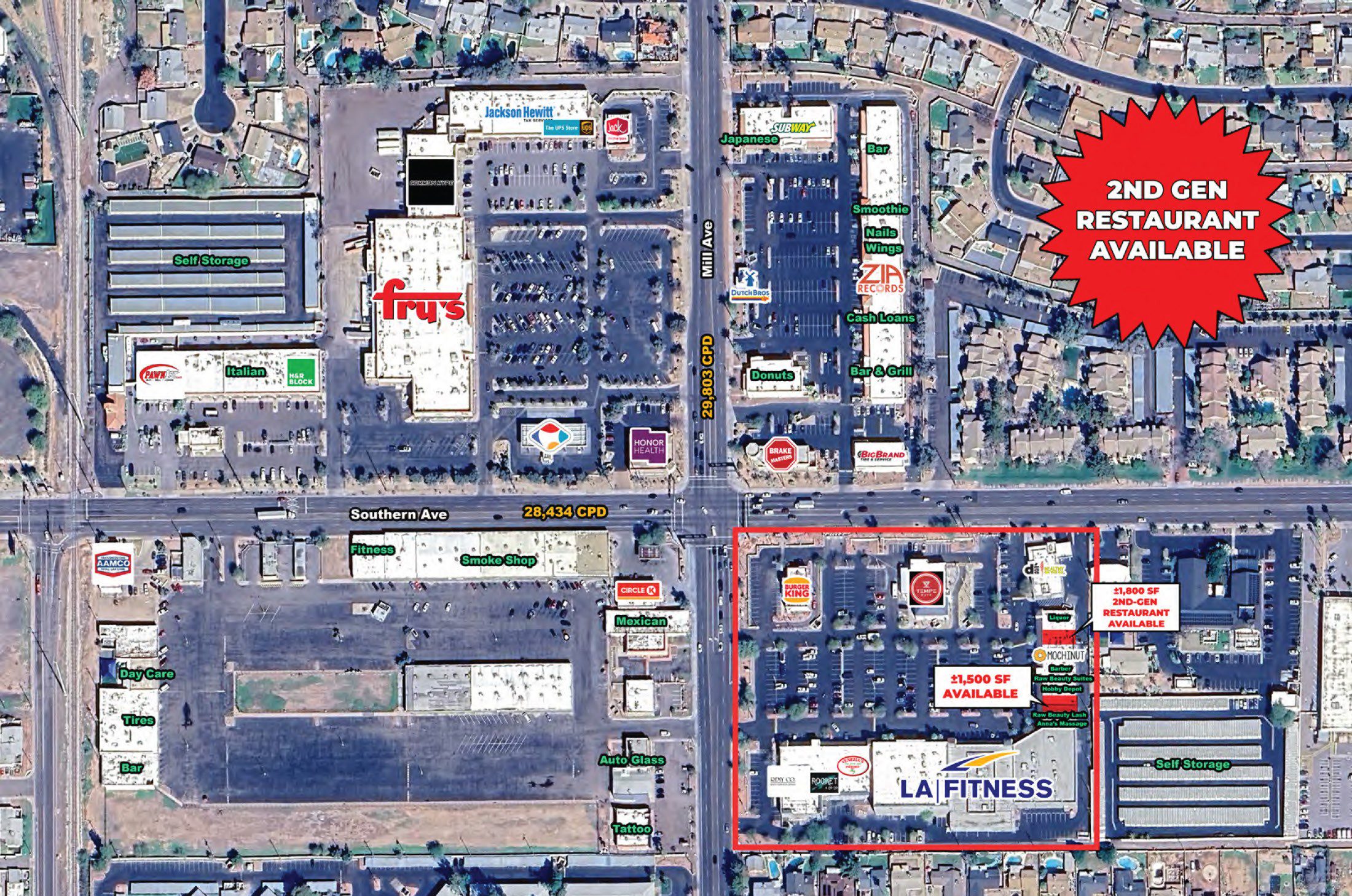 Southern Avenue and Mill Ave- SEC