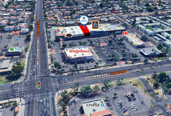 Southern Ave and McClintock Drive