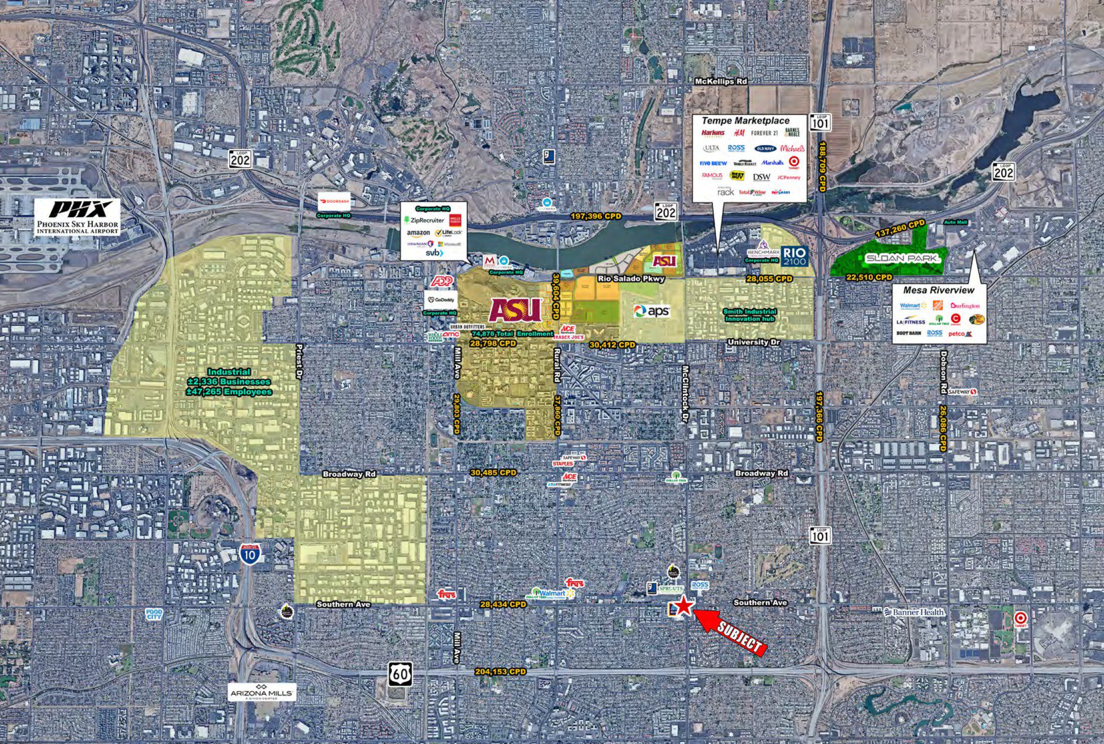 Southern Ave and McClintock Drive – SWC