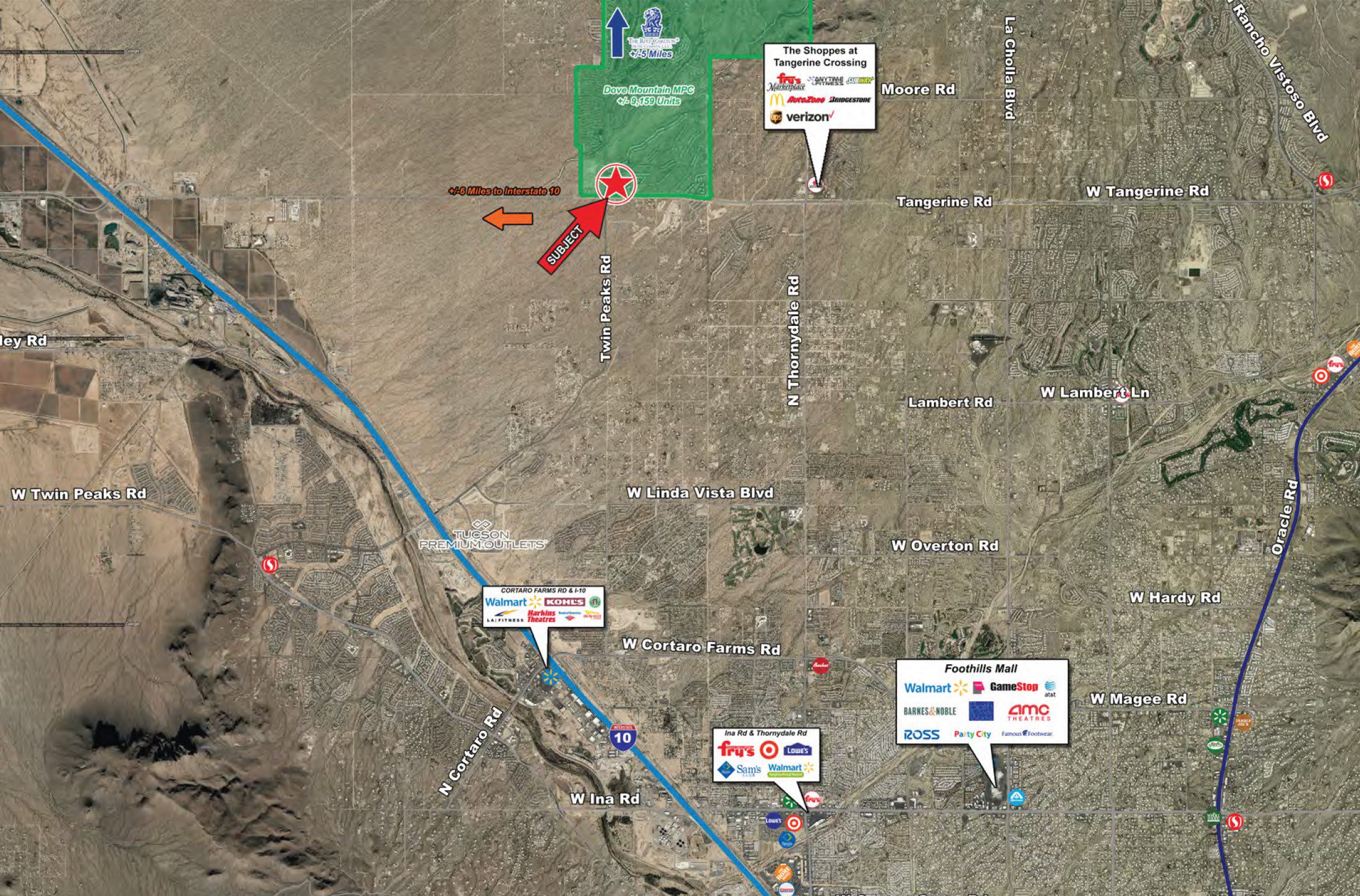 Tangerine Road and Dove Mountain Boulevard – NEC