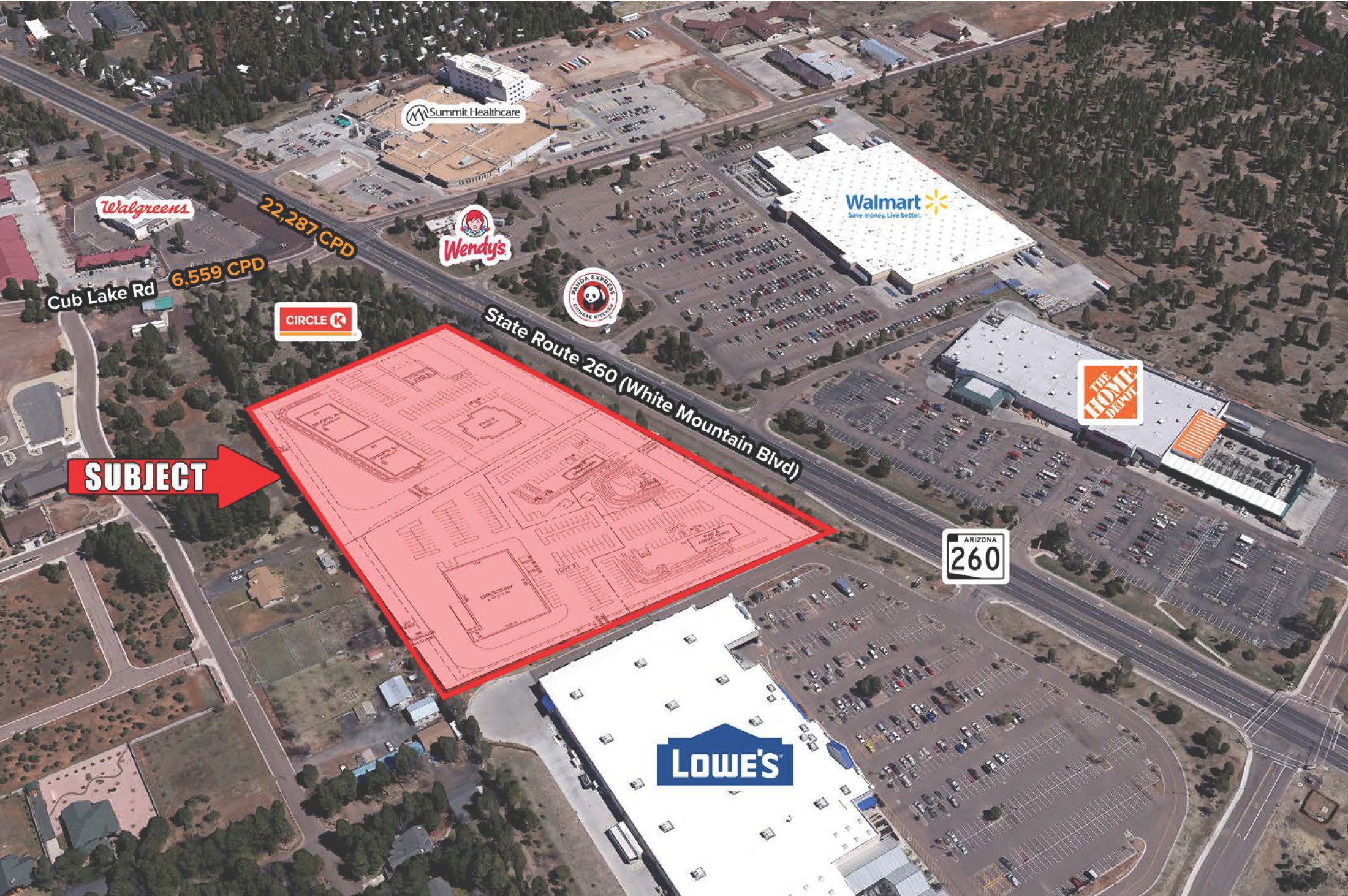 White Mountain Blvd and Cub Lake Rd – SEC