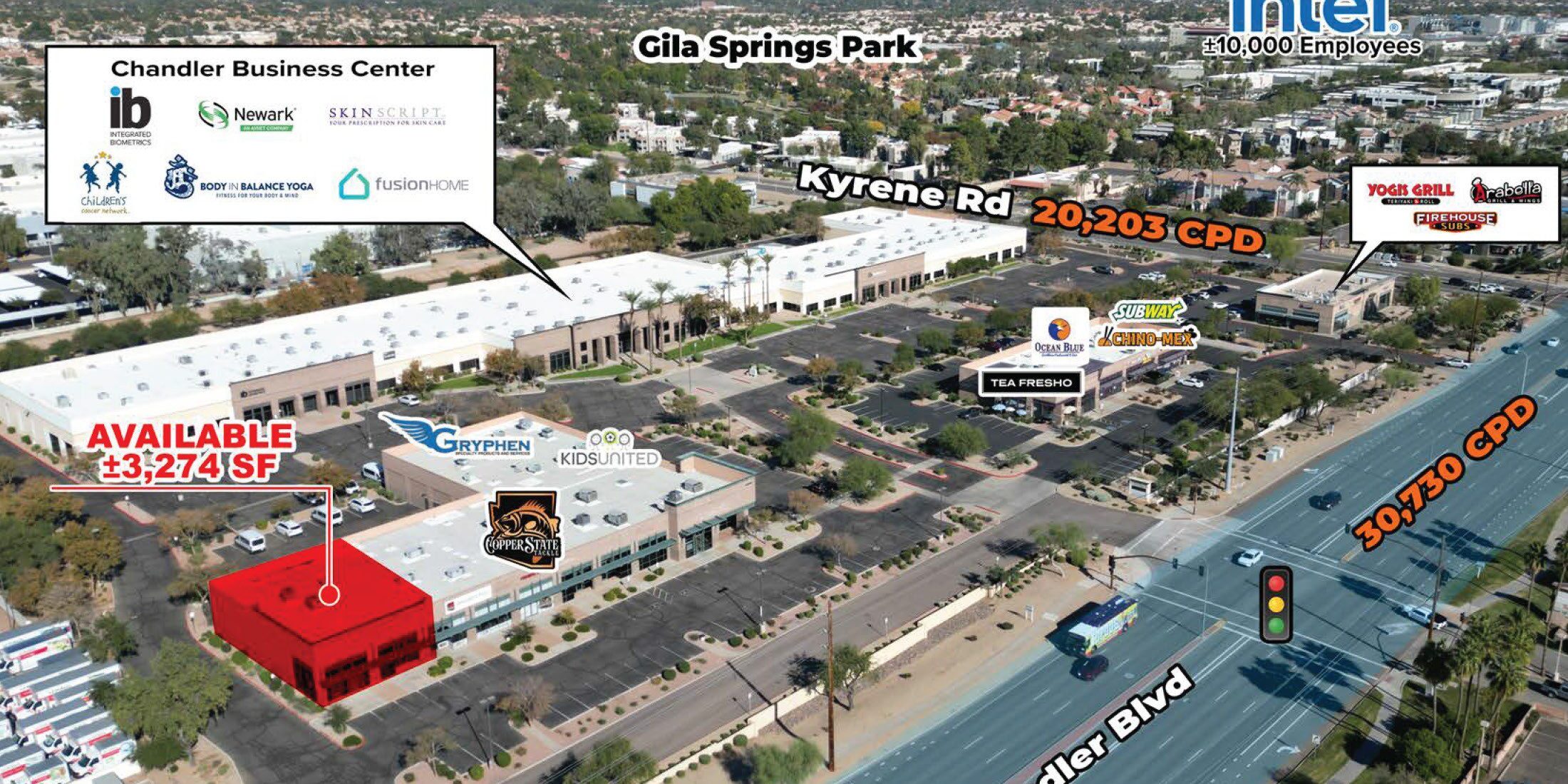 Chandler Blvd and Kyrene Rd - NWC