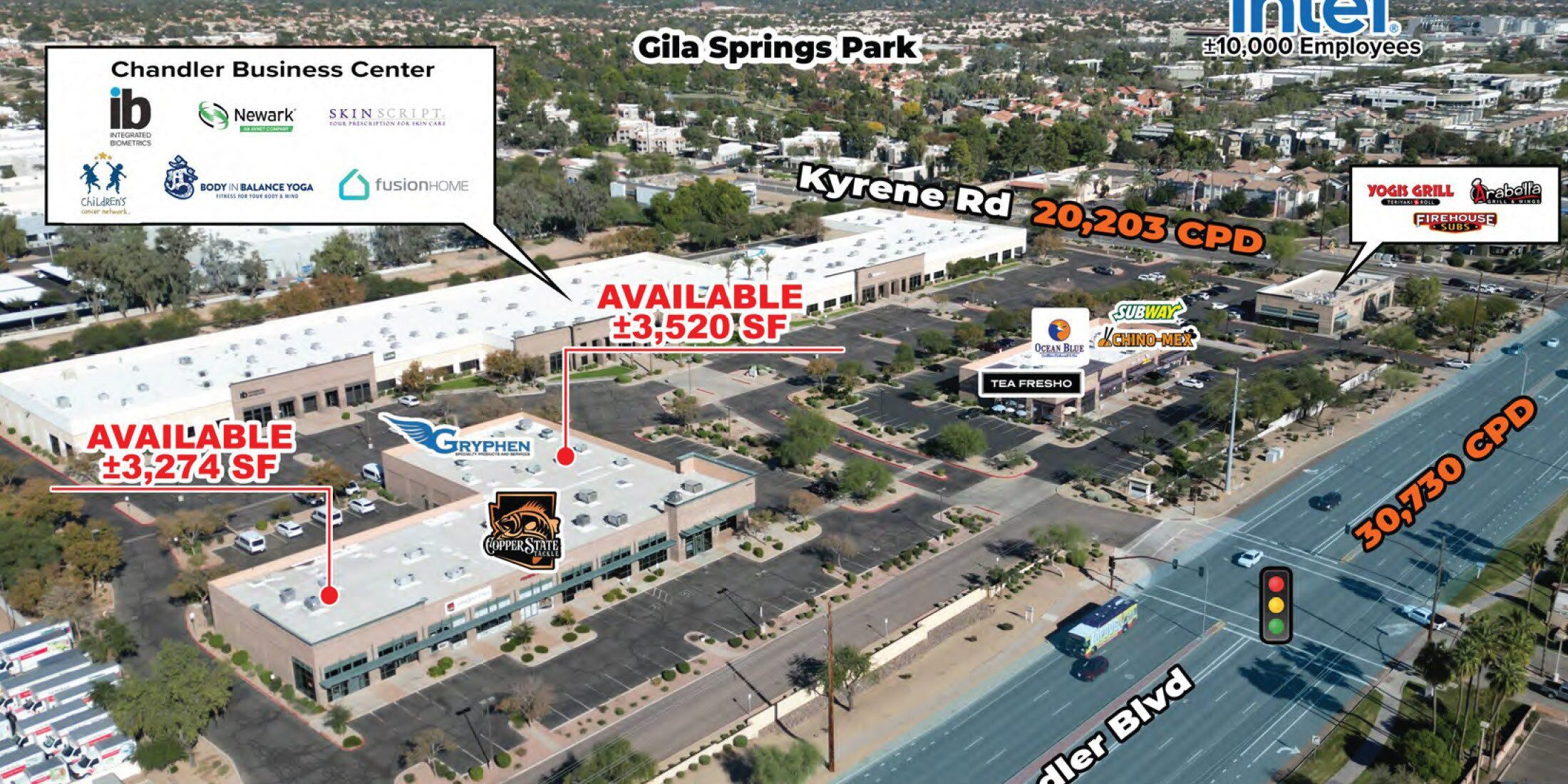 Chandler Blvd and Kyrene Rd