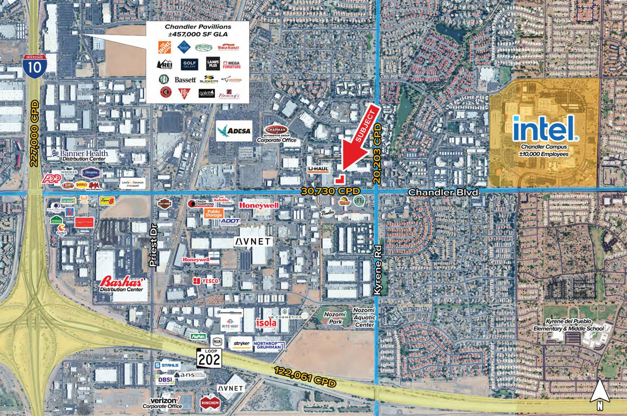 Chandler Blvd and Kyrene Rd – NWC